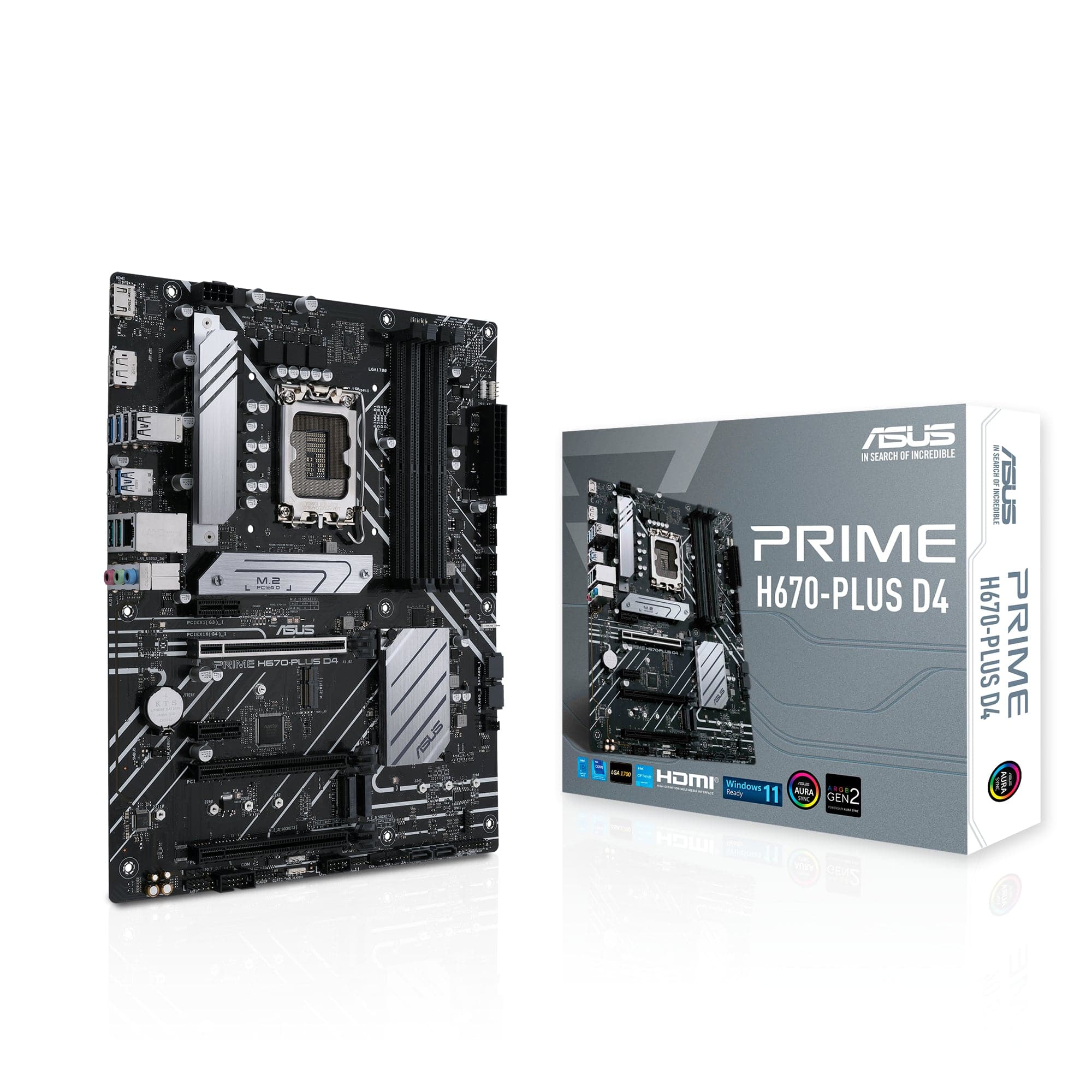 ASUS PRIME H670-PLUS D4 ATX LGA1700 Intel H670
