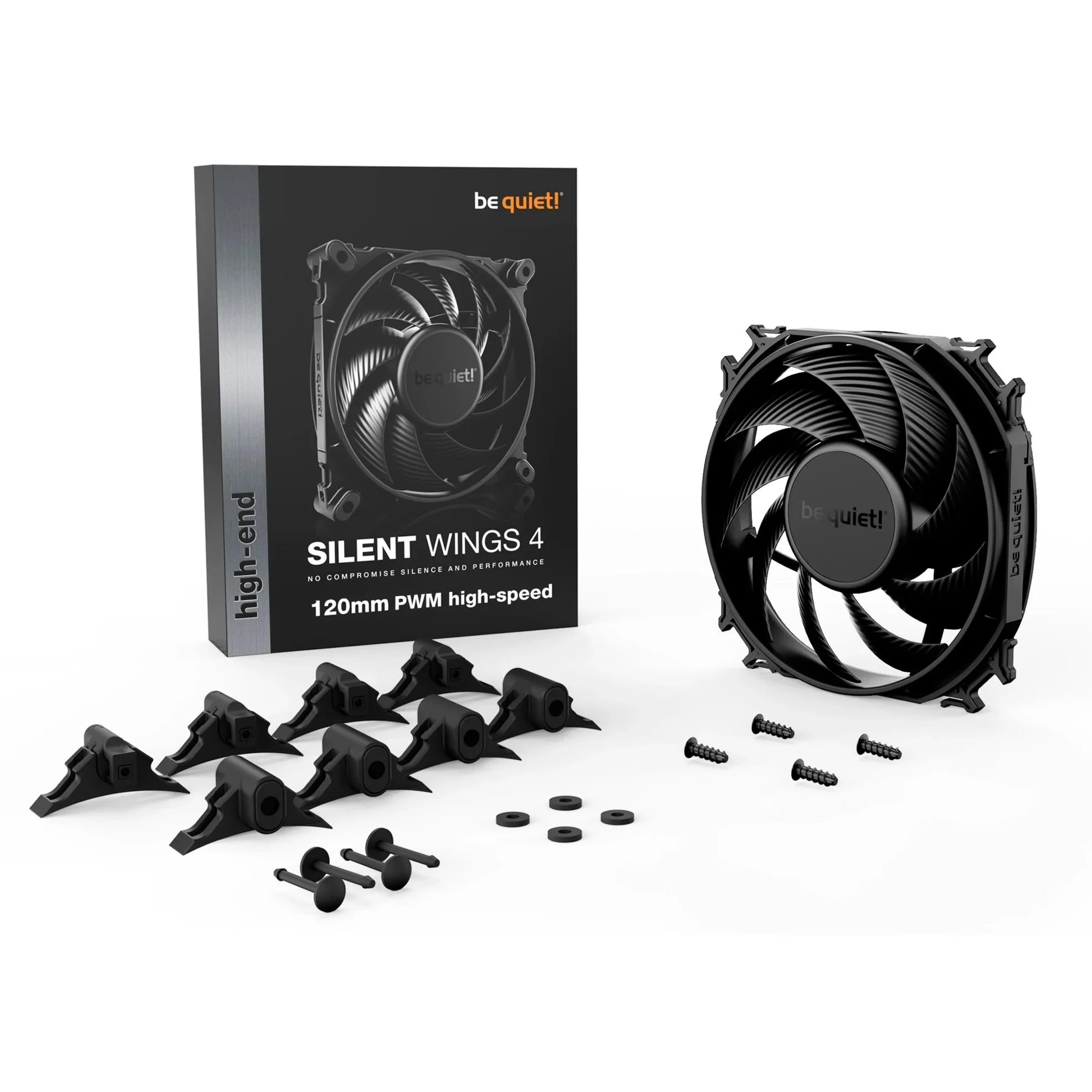 Be quiet! Silent Wings 4 PWM high-speed 120x120x25. case fan (black)