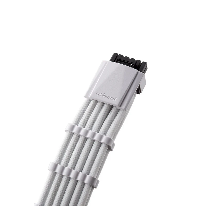 CableMod RT-Series Pro ModMesh 12VHPWR auf 3x PCI-e Kabel für ASUS/Seasonic – 60 cm. weiß