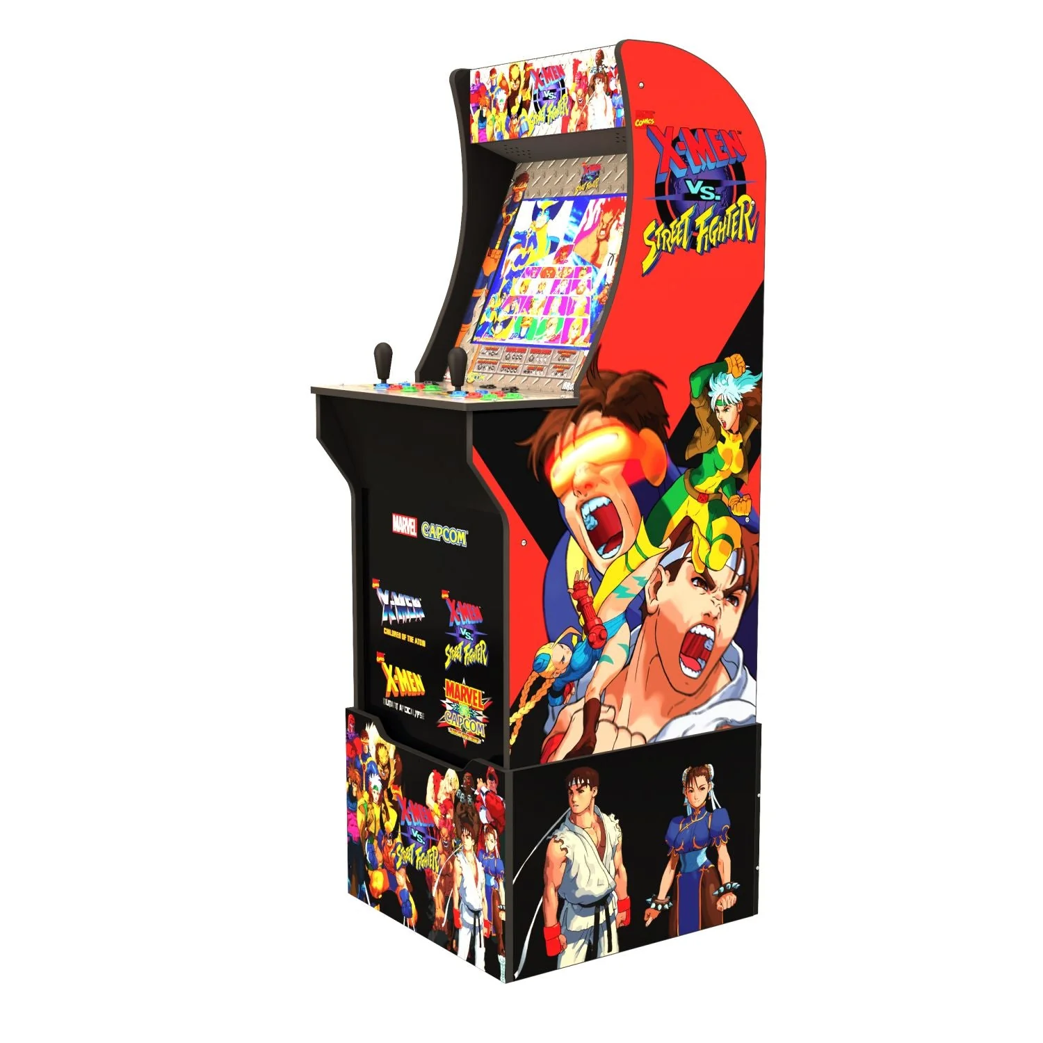 ARCADE 1 UP X-MEN VS STREET FIGHTER ARCADE MACHINE