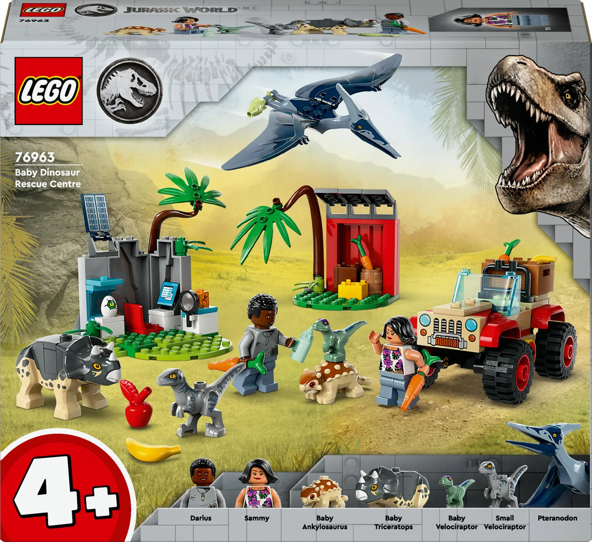 LEGO 76963 Jurassic World Baby Dinosaur Rescue Center