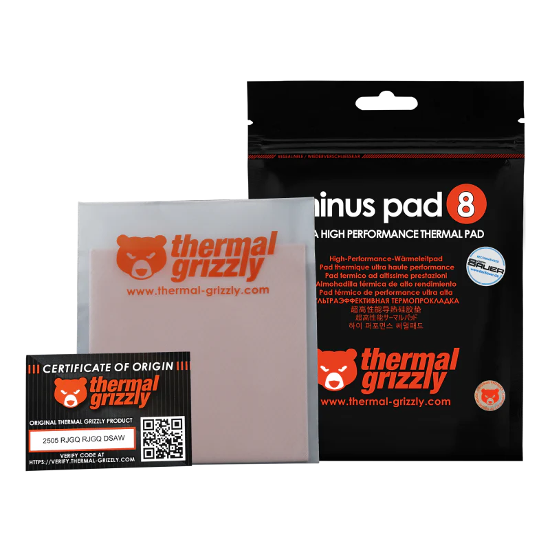 Thermal Grizzly Minus Pad 8 - 100x 100x 0.5 mm