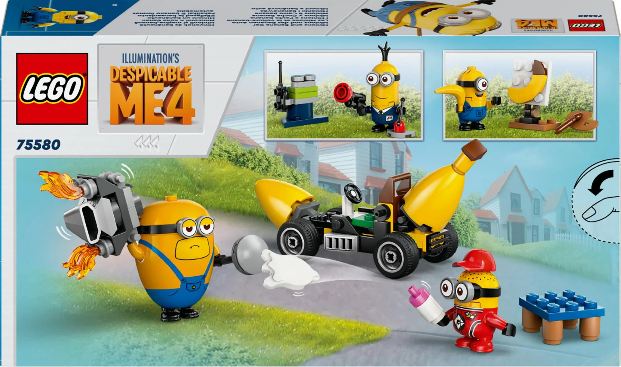 LEGO 75580 Minions and the Banana Car