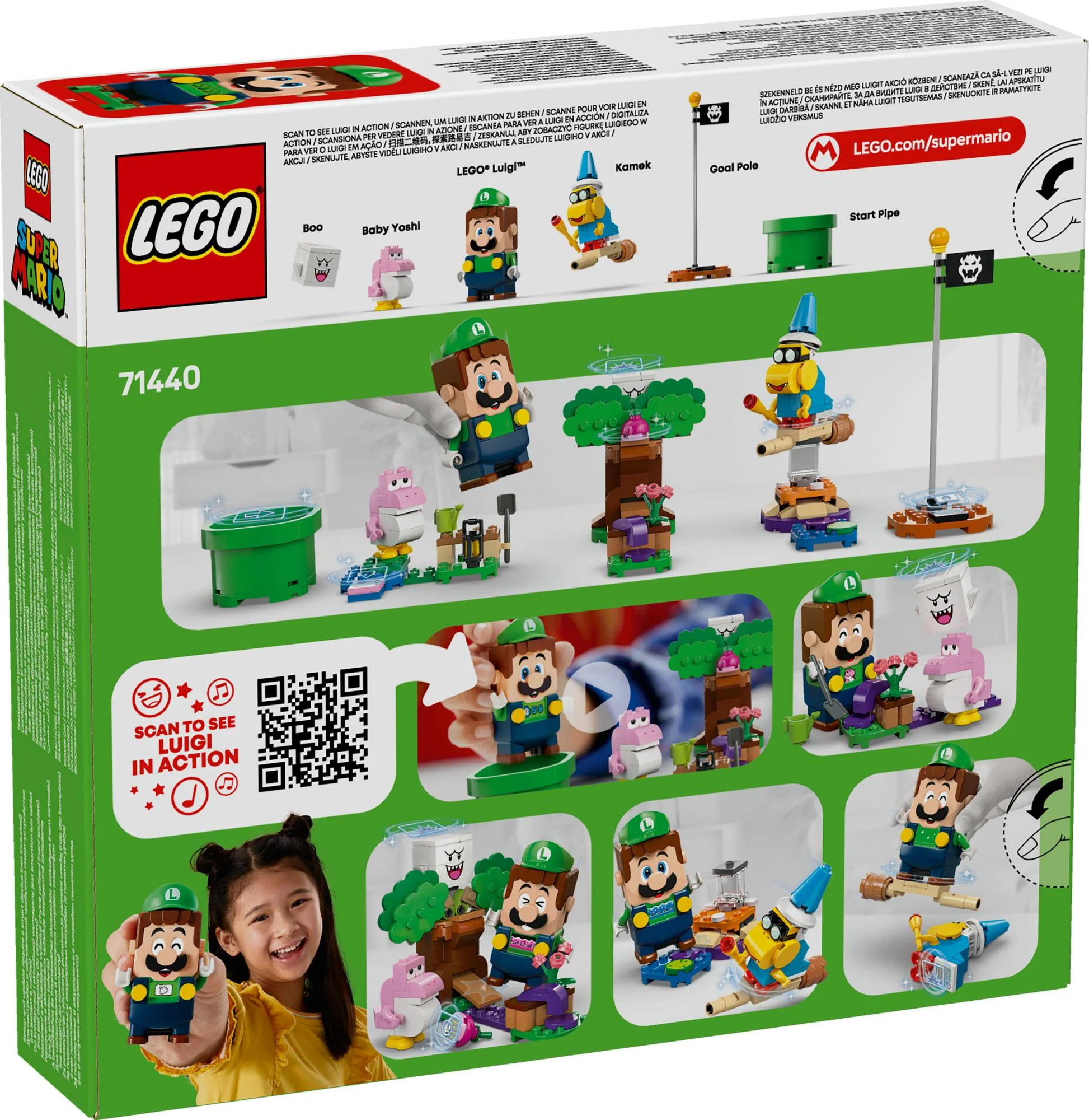 LEGO 71440 Super Mario Adventures with Interactive LEGO Luigi