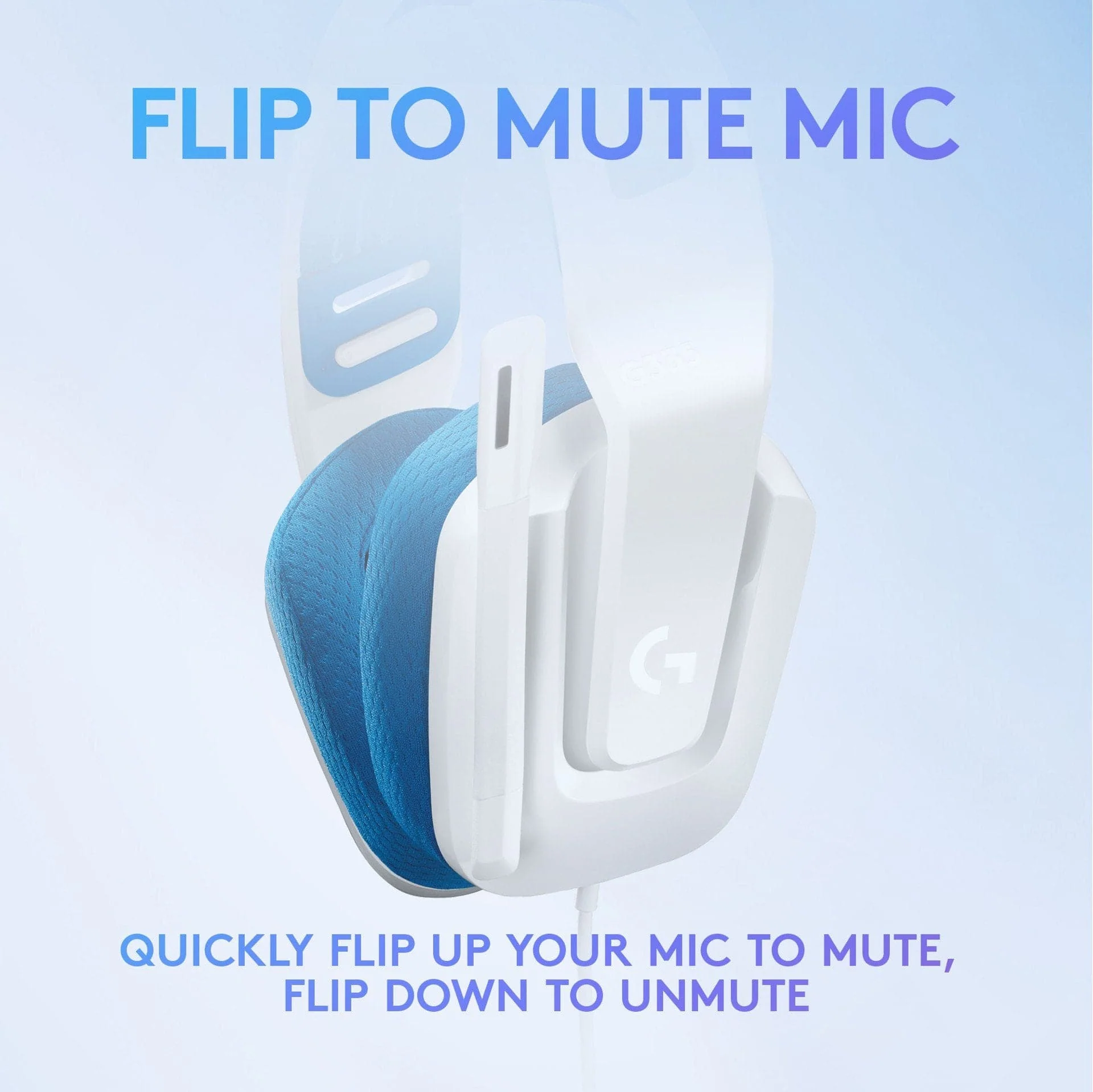 Logitech – G335 kabelgebundenes Gaming-Headset – WEISS