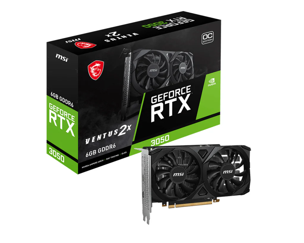 MSI GeForce RTX 3050 VENTUS 2X 6G OC 6GB