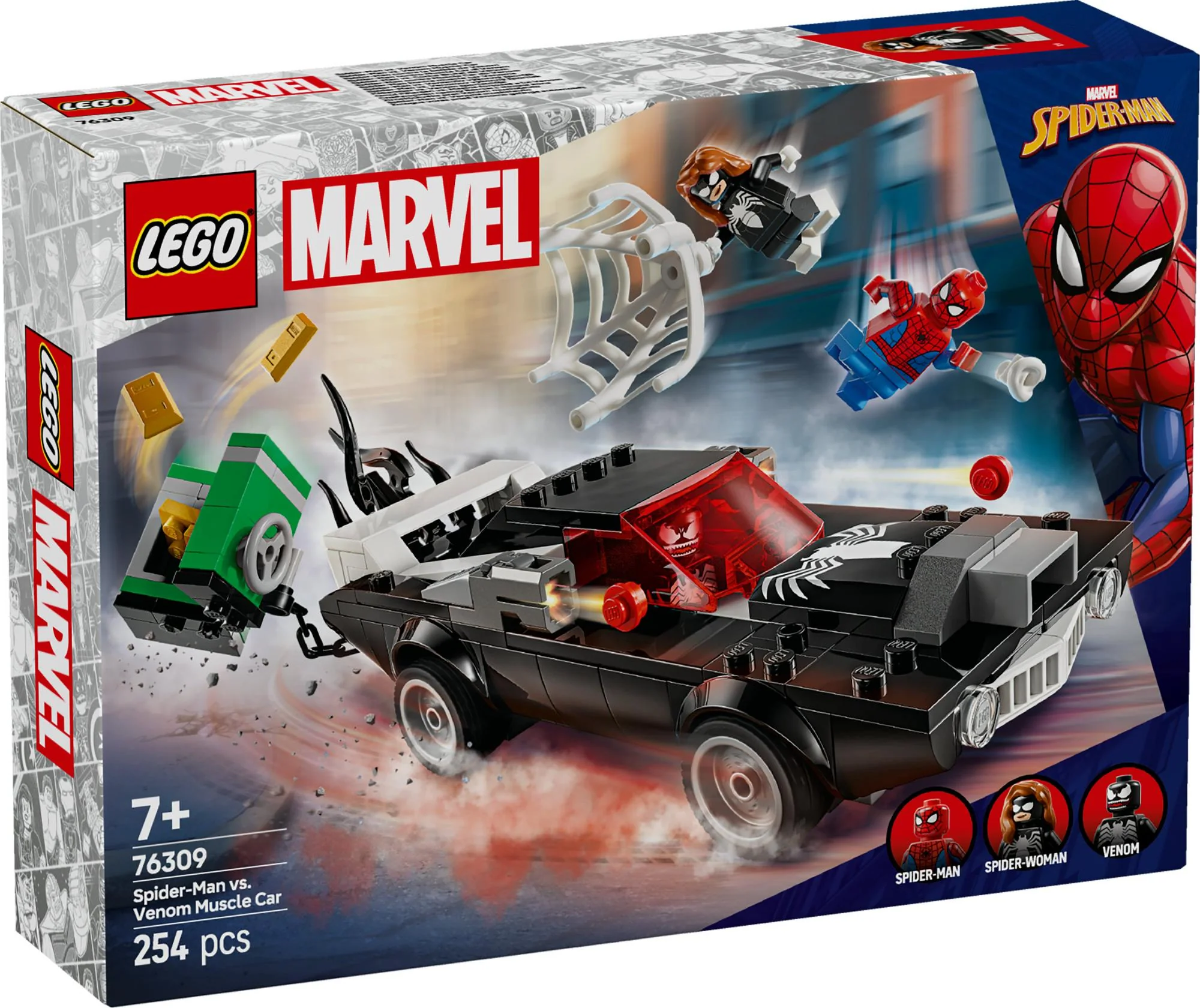 LEGO 76309 Marvel Super Heroes Spider-Man vs. Venom Muscle Car