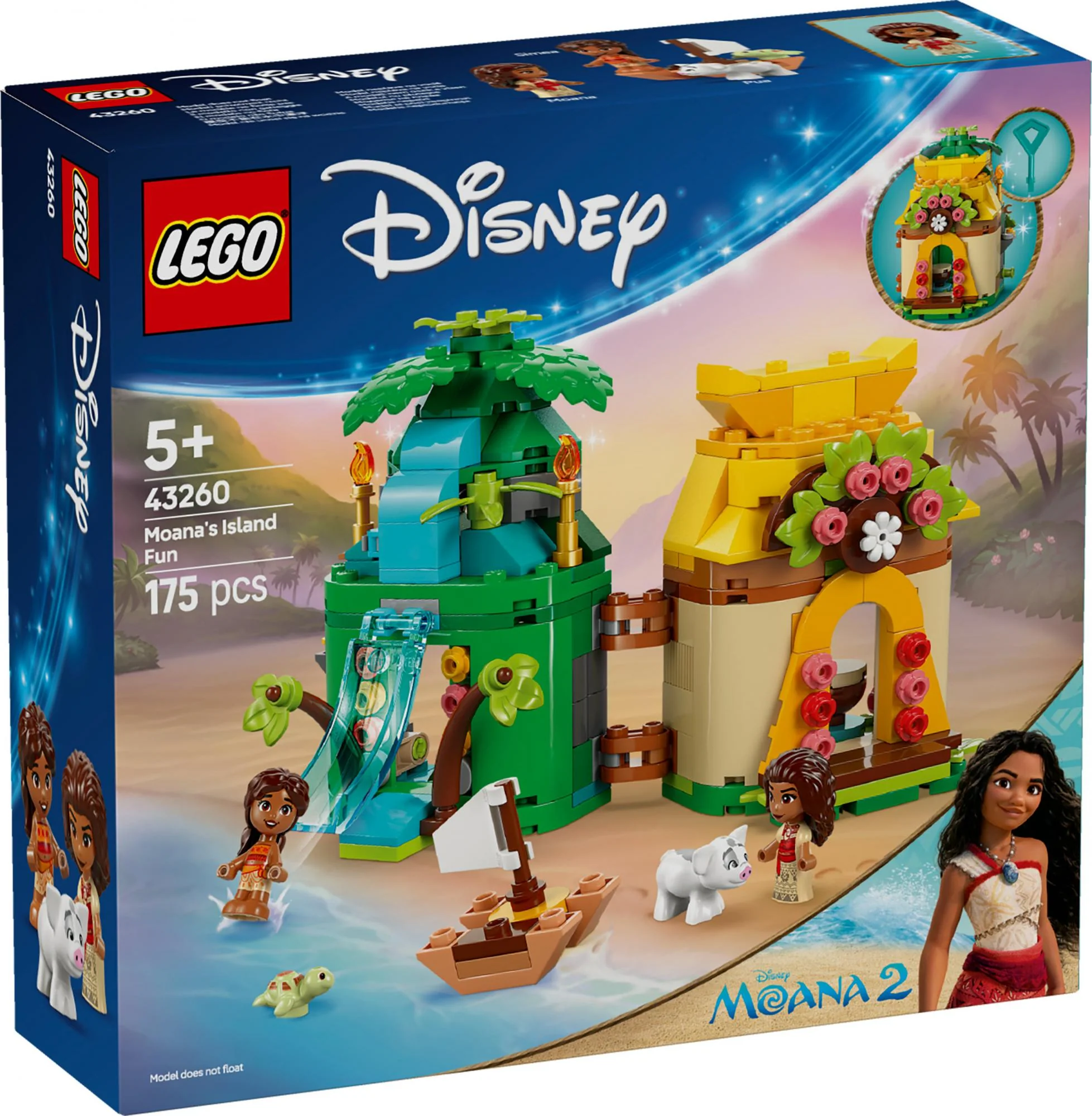 LEGO 43260 Disney Princess Vaiana's Island Fun