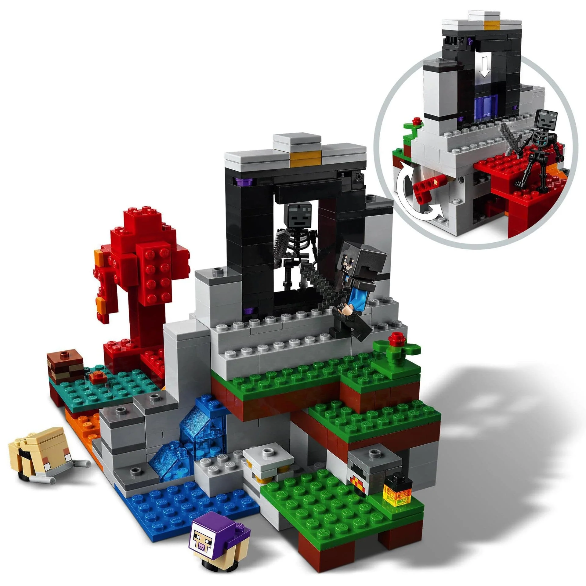 LEGO Minecraft – Das zerbrochene Portal (21172)