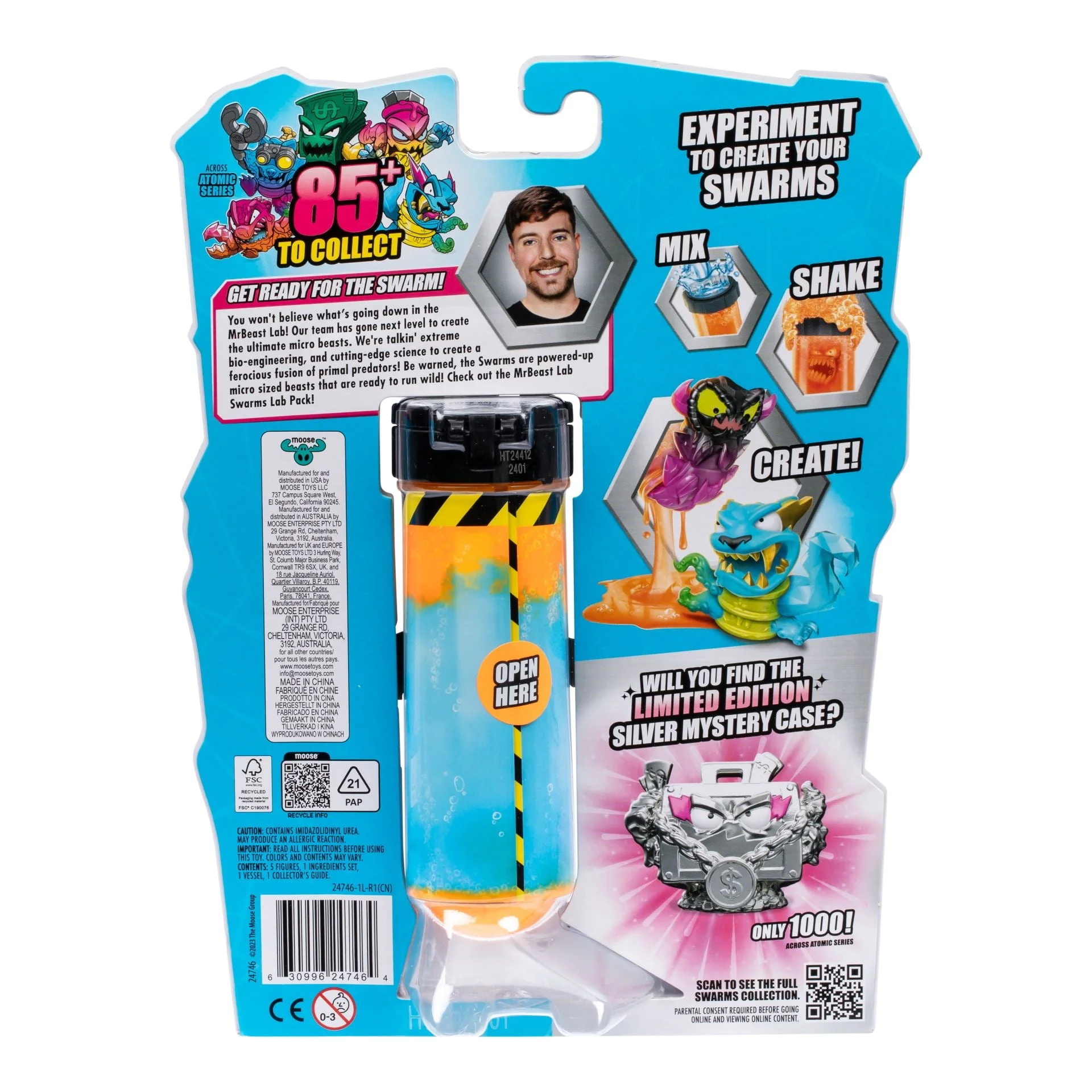 Mr. Beast Lab Swarms figurer 5 stk. Serie 2