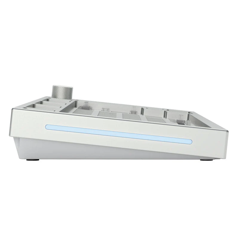 Herrliches GMMK Pro 75 % Barebone ISO White Ice