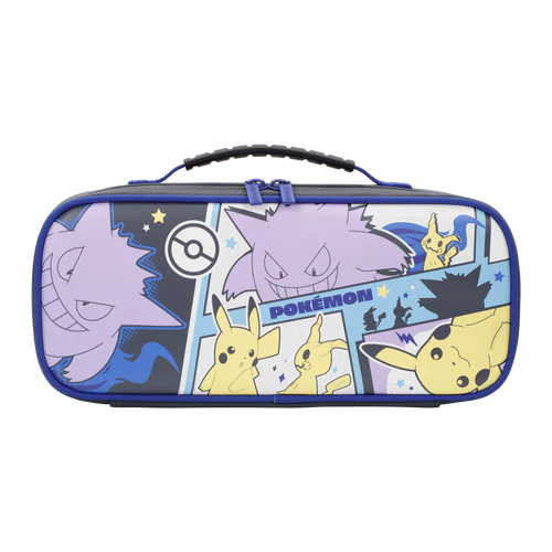 HORI Cargo Pouch Compact - Pikachu. Gengar & Mimikyu