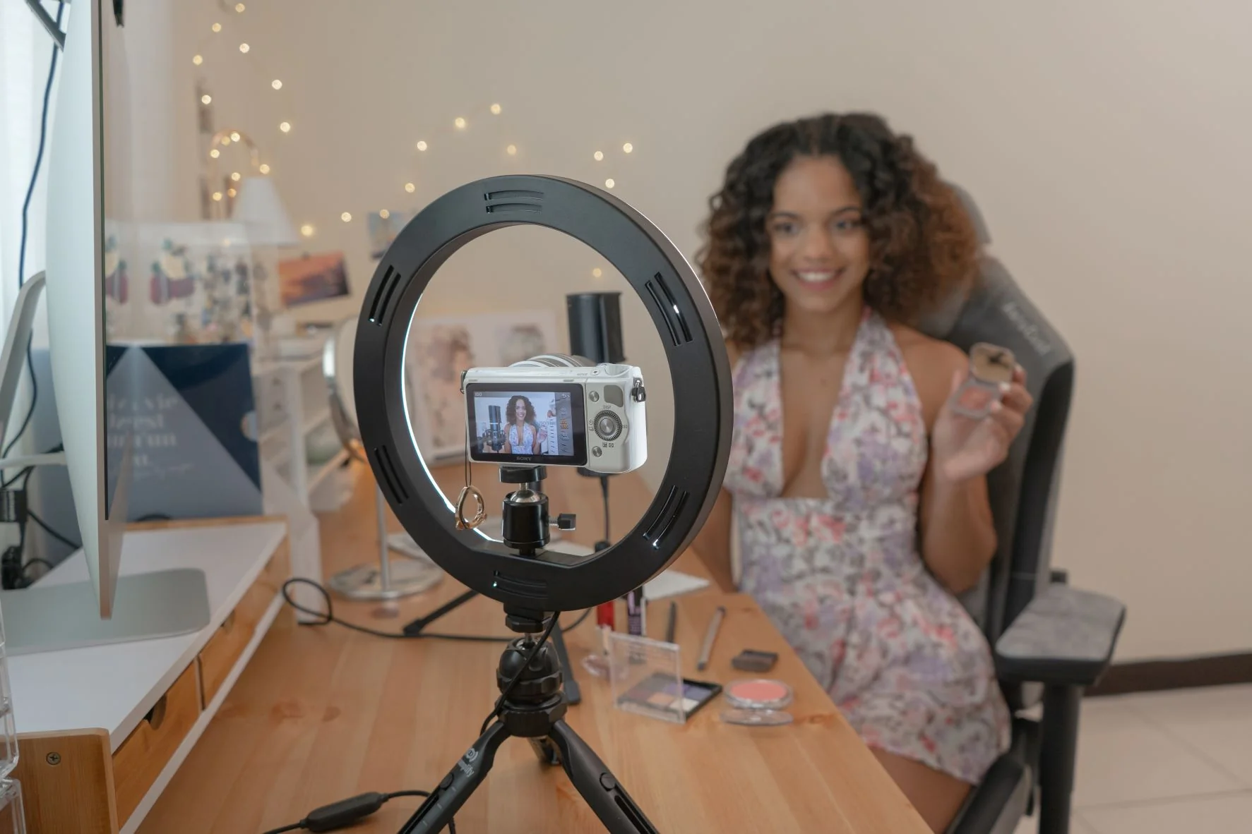 Streamplify LIGHT 10 Ringlicht. 25.4 cm. 5 V USB – Schwarz