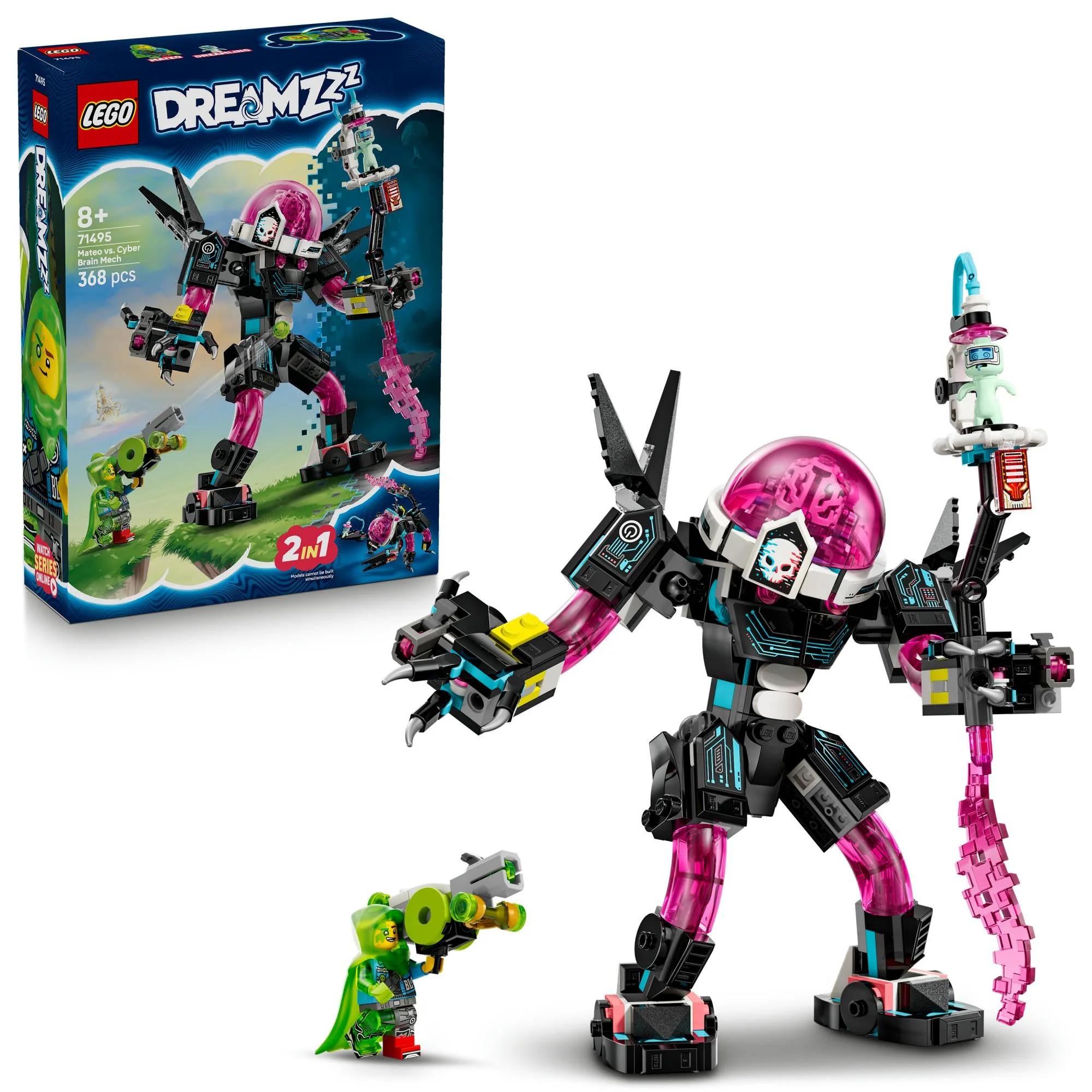 LEGO 71495 DREAMZzz Mateo vs. Cyberbrain Mech