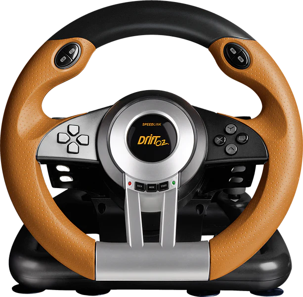 SpeedLink Drift OZ Racing Wheel– PC– Schwarz/Orange