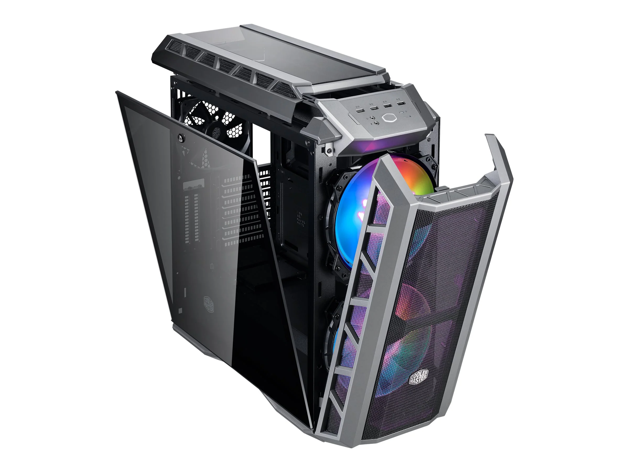 Cooler Master MasterCase H500P Mesh ARGB Tower Extended ATX Schwarz