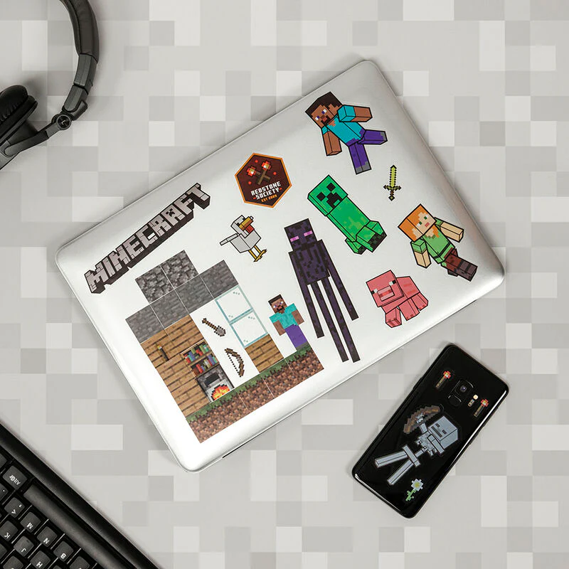 Minecraft-Wandaufkleber-Paket