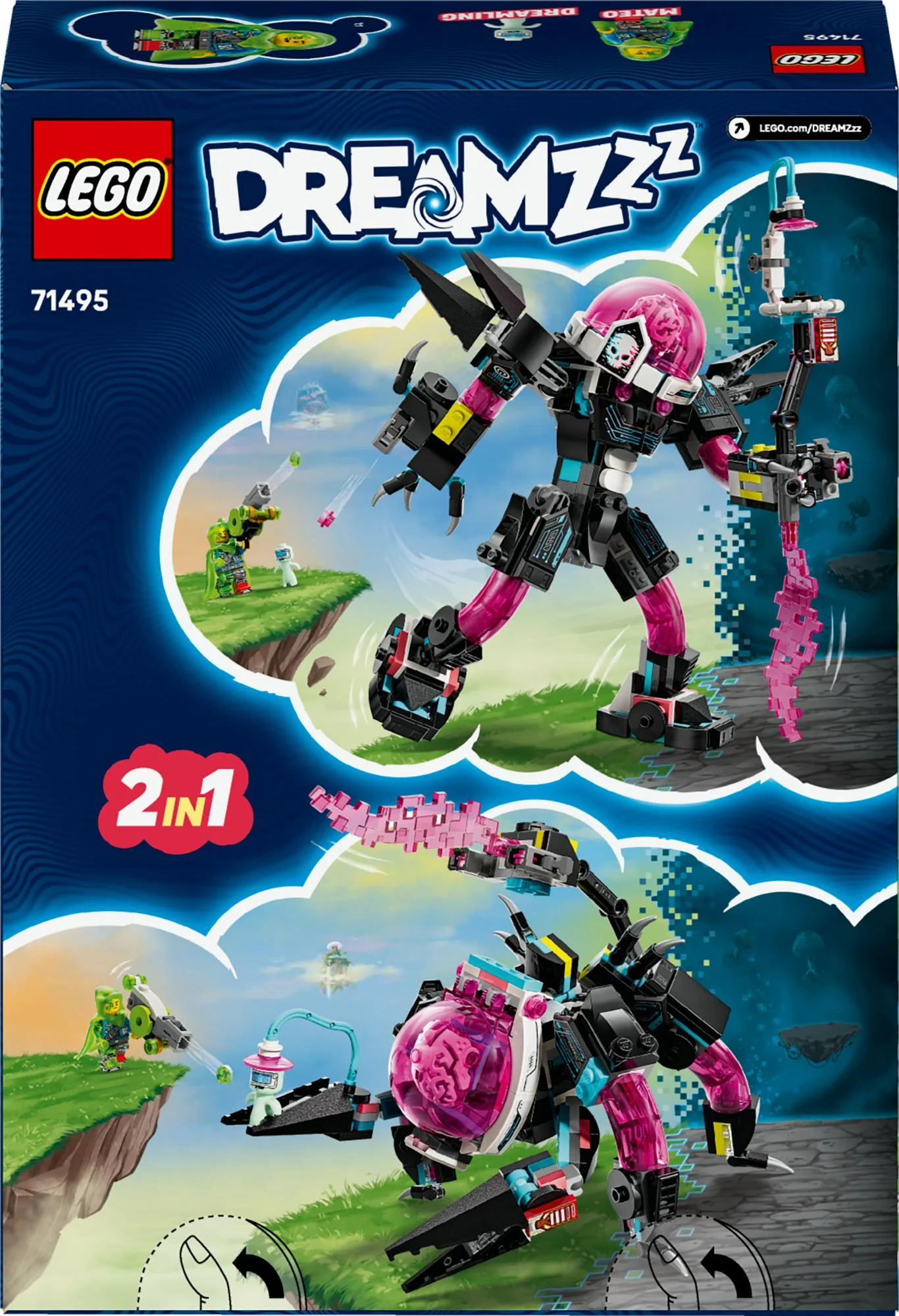 LEGO 71495 DREAMZzz Mateo vs. Cyberbrain Mech