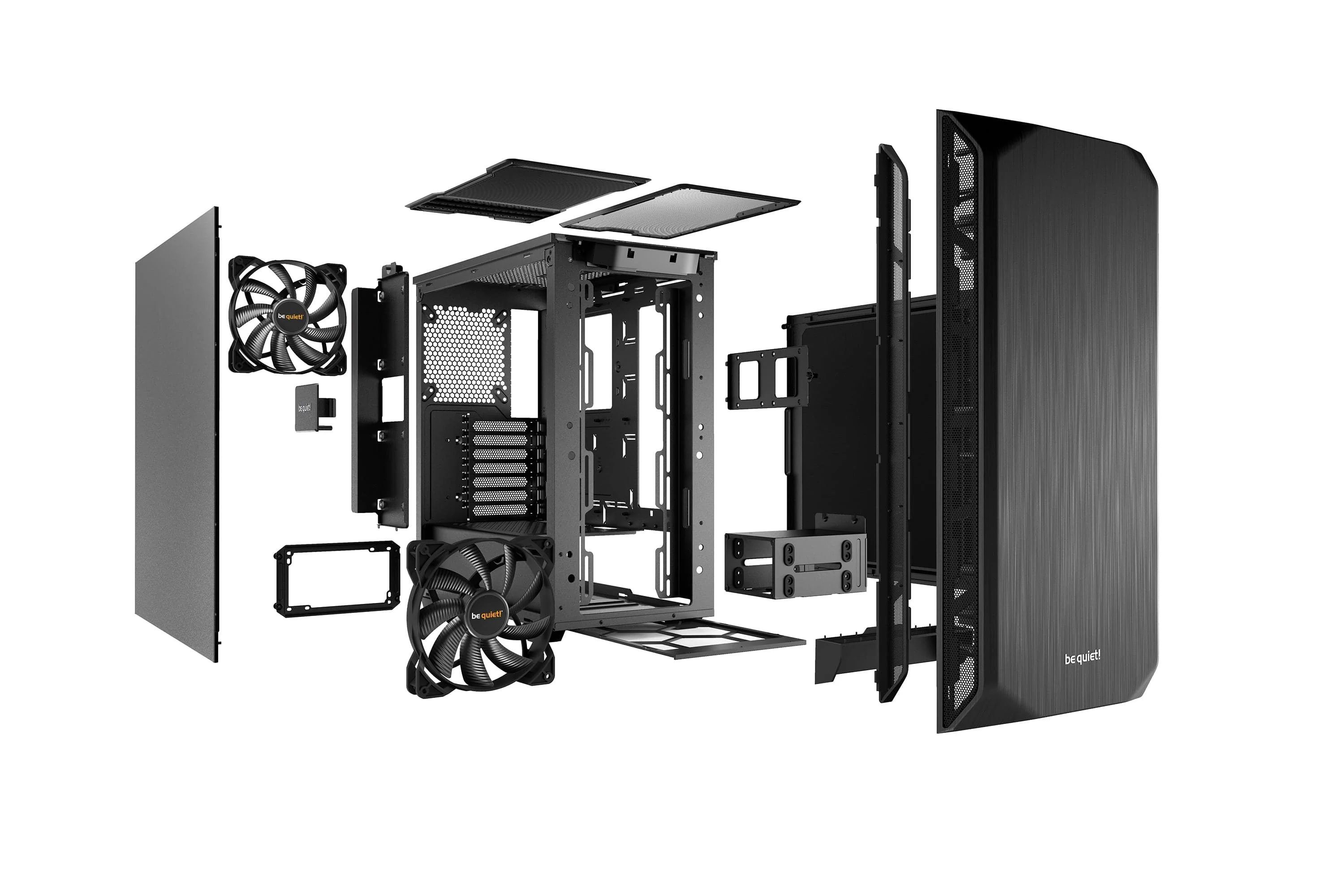 ruhig sein! Pure Base 500 Tower ATX Schwarz