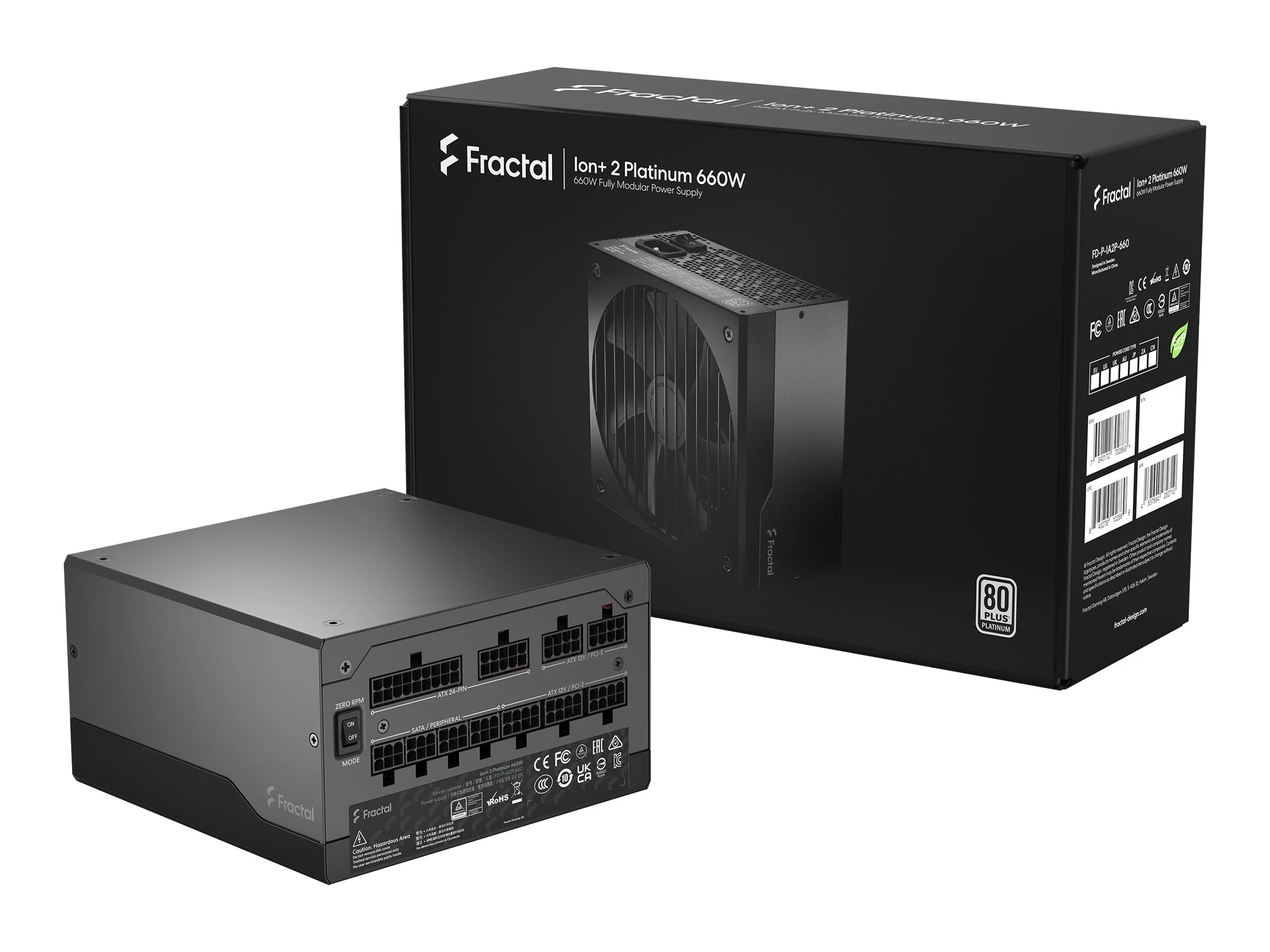 Fractal Design ION+2– 660 W– 80+ Platin