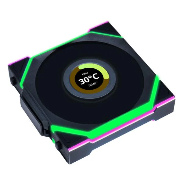 Lian Li UNI FAN SL Wireless LCD. Sort- 120mm