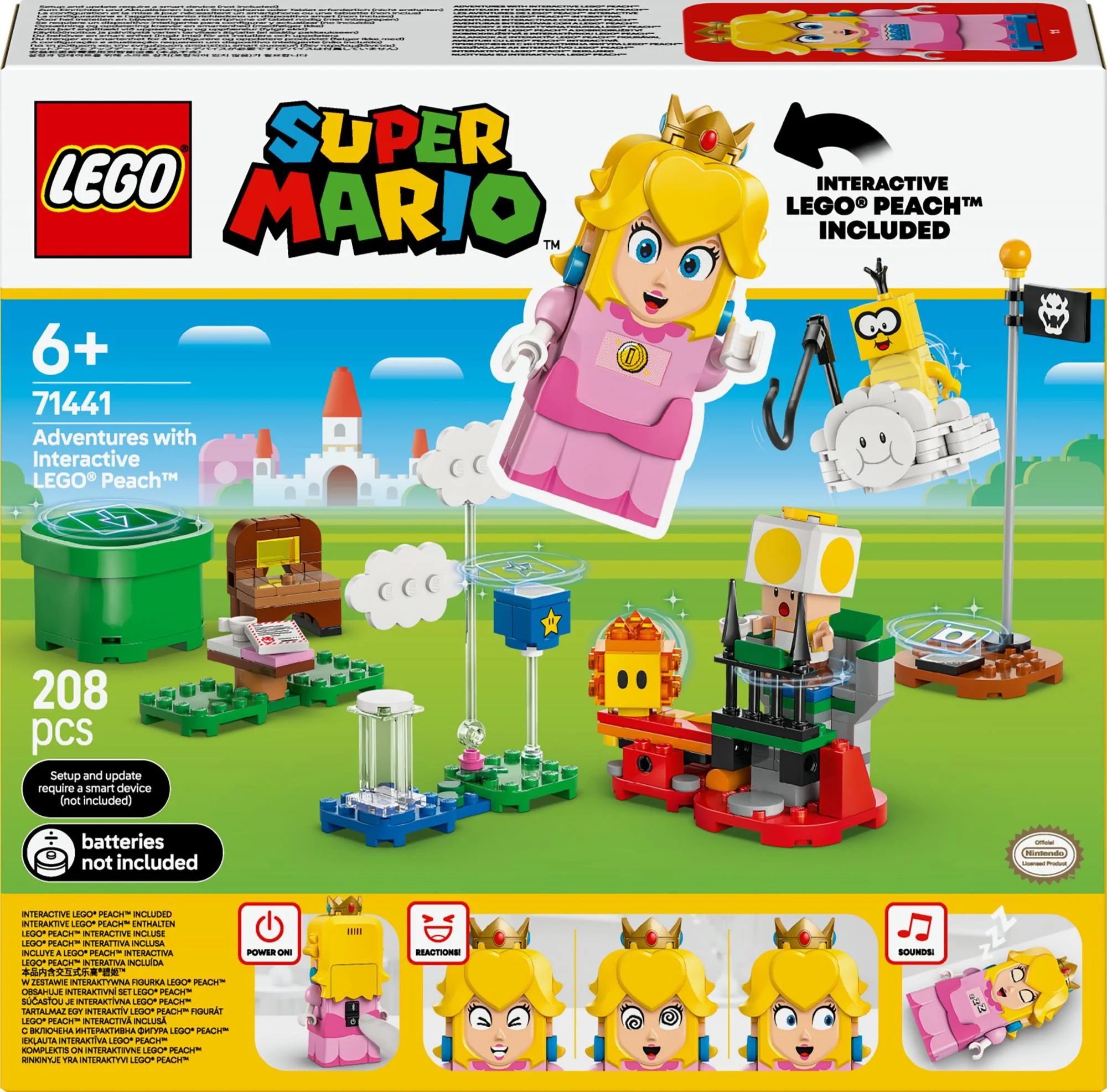 LEGO 71441 Super Mario Adventures with the interactive LEGO Peach