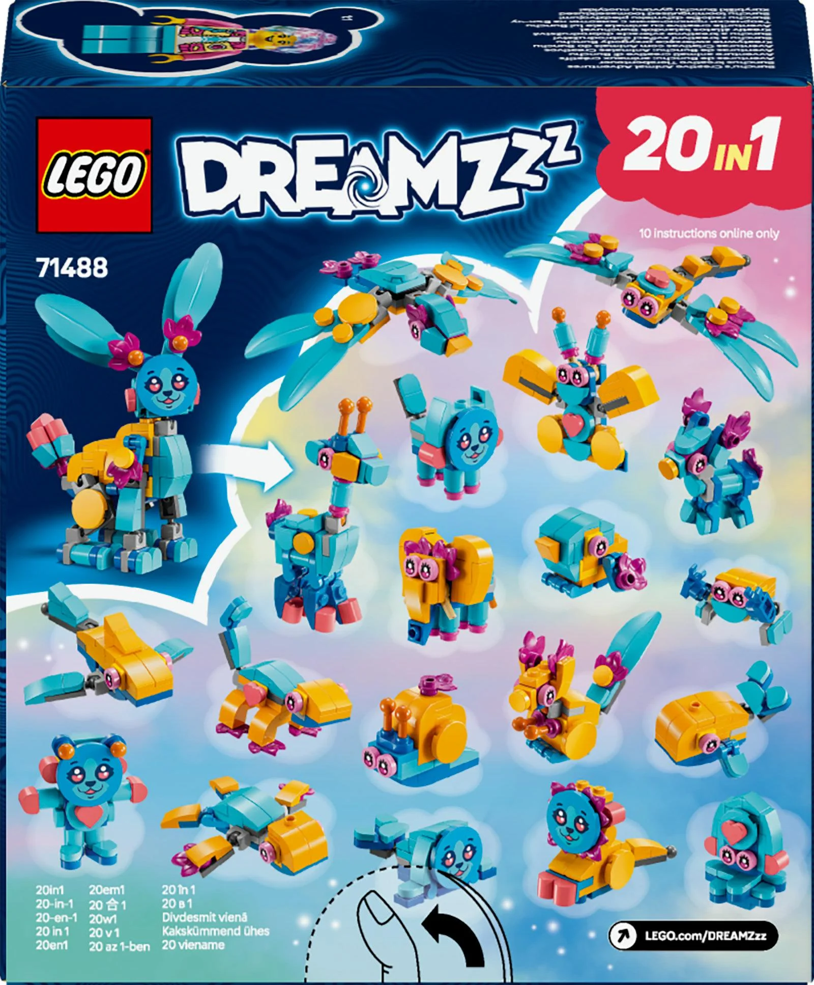 LEGO 71488 DREAMZzz Bunchu's Creative Animal Adventures