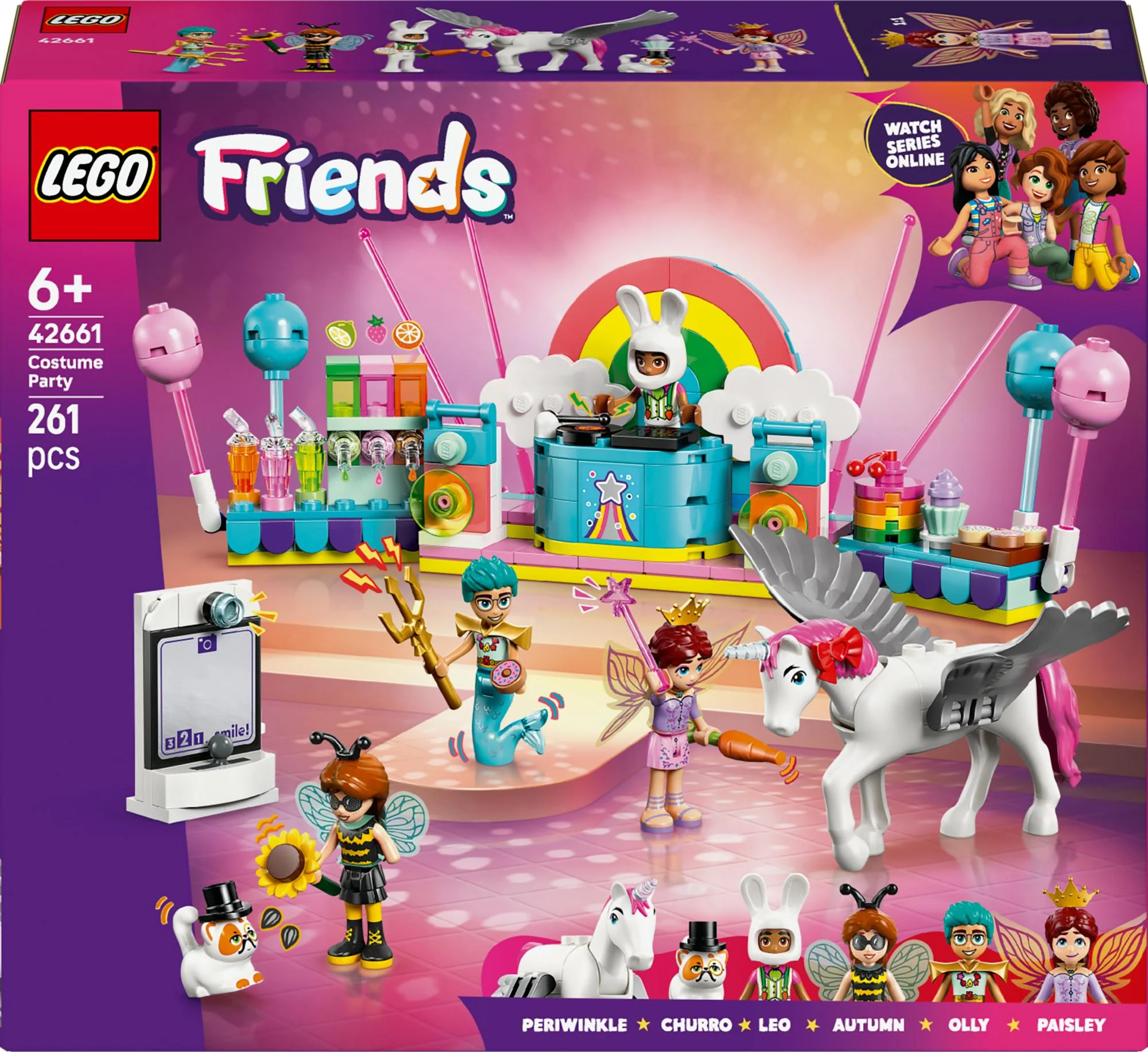 LEGO 42661 Friends Unicorn and Fairy Costume Party