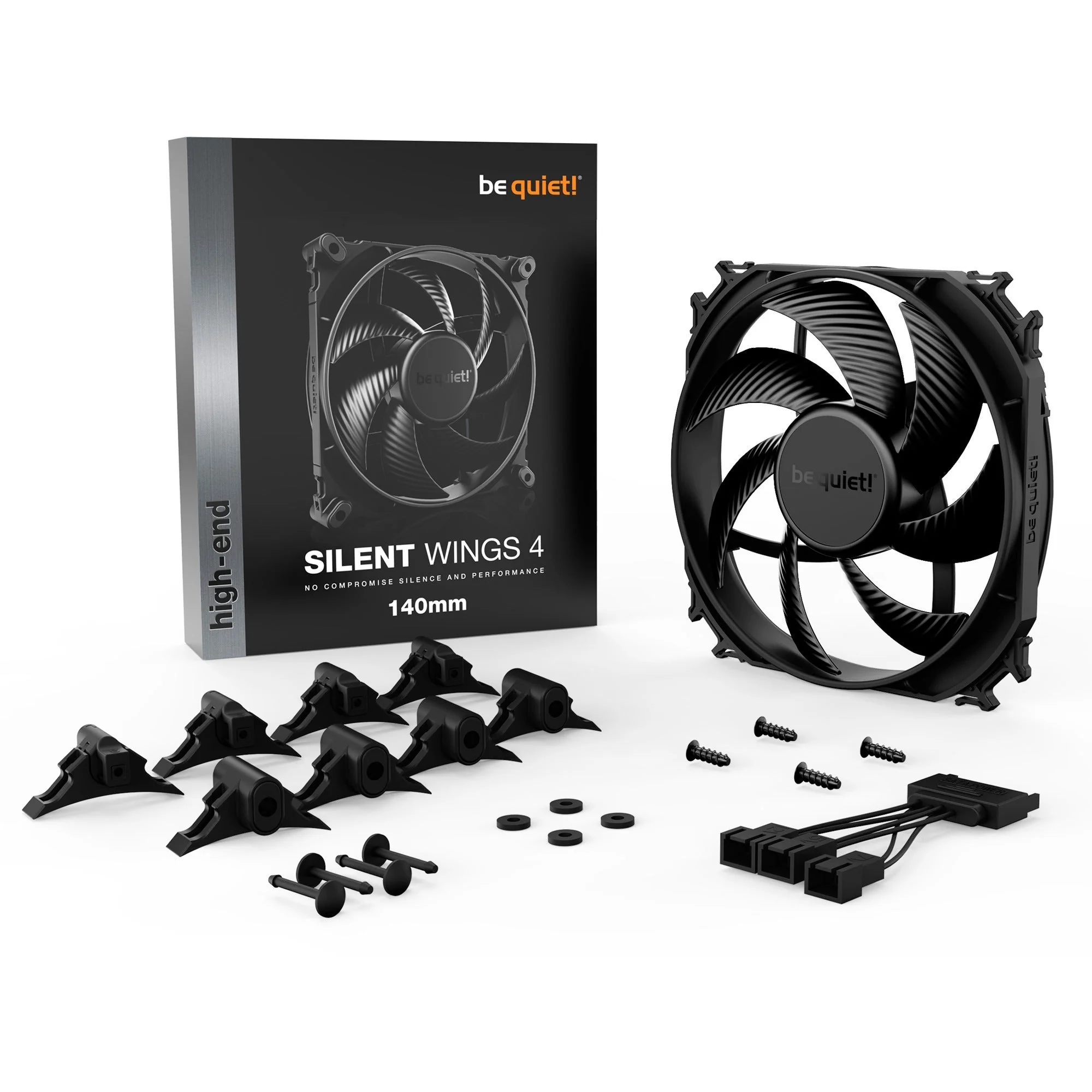 Be quiet! Silent Wings 4 140x140x25. case fan (black)