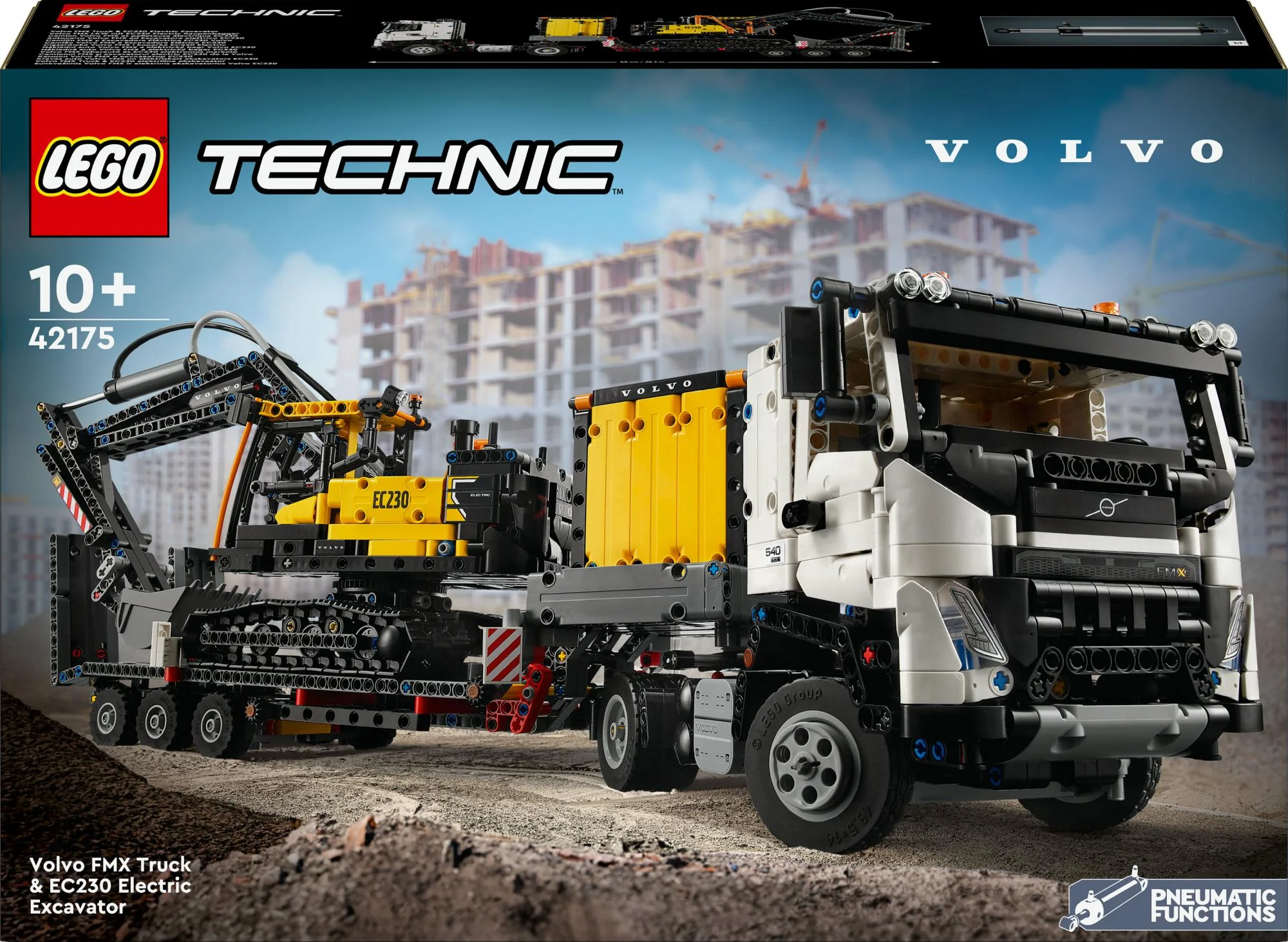 LEGO 42175 Technic Volvo FMX truck with EC230 Electric crawler excavator