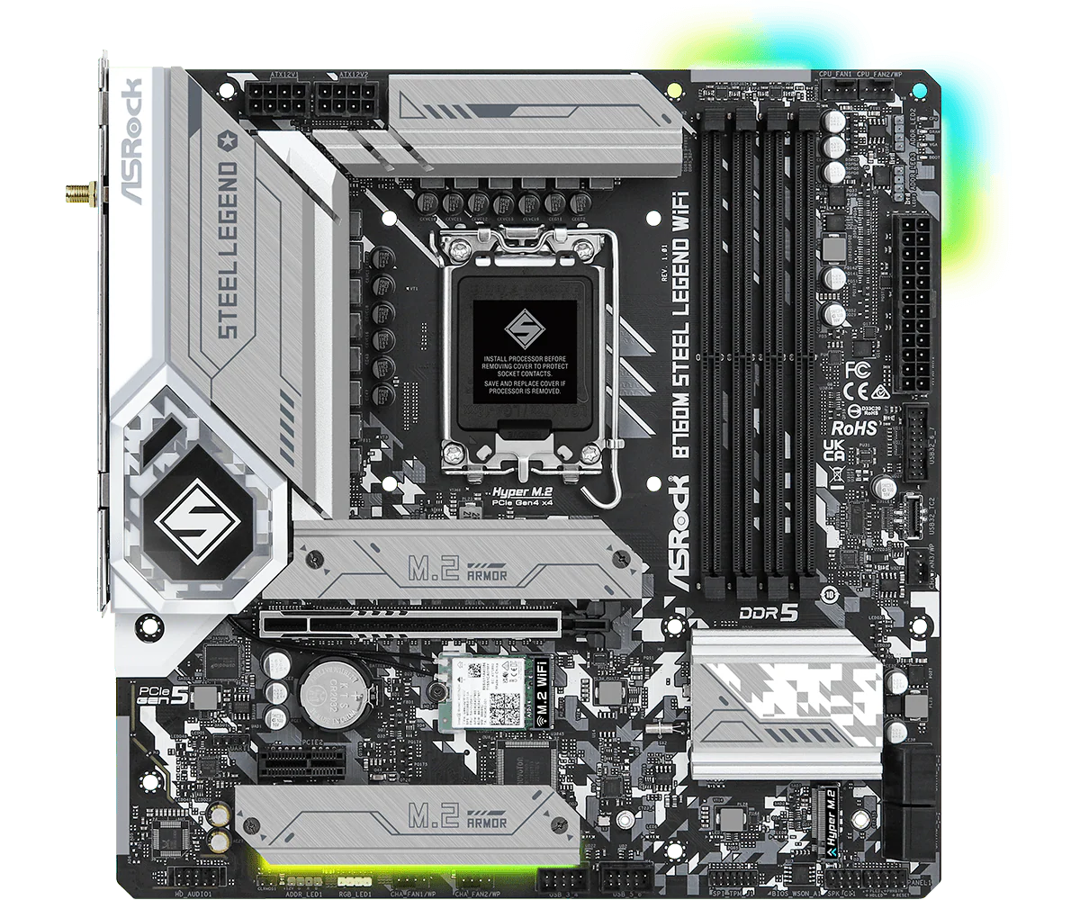 ASRock B760M STEEL LEGEND WLAN