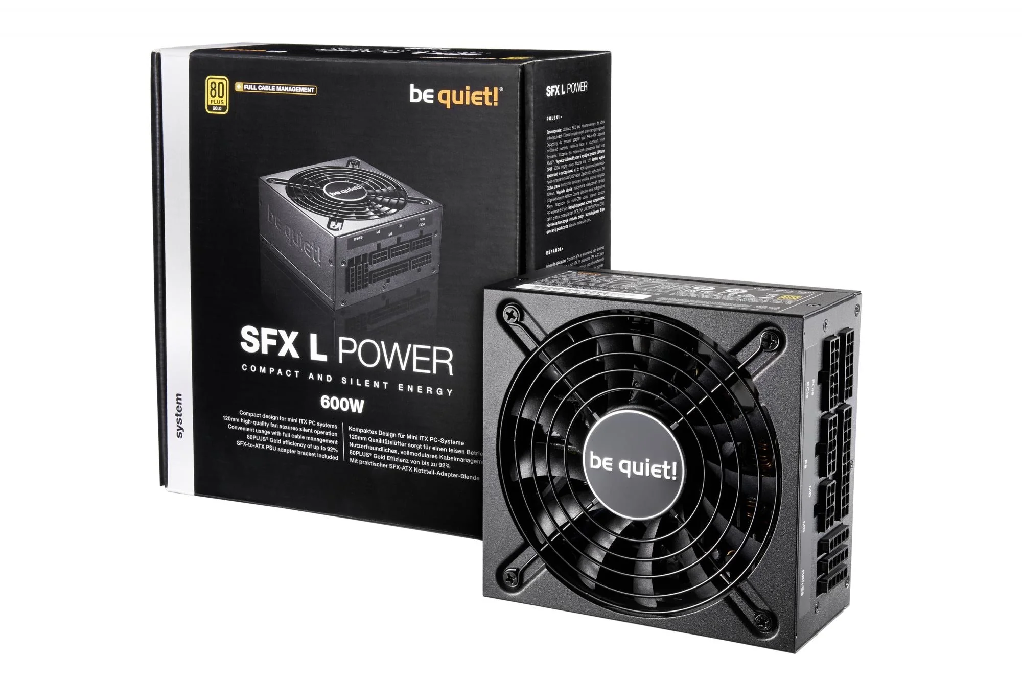 be quiet! SFX-L Power 600W - 80Plus Gold