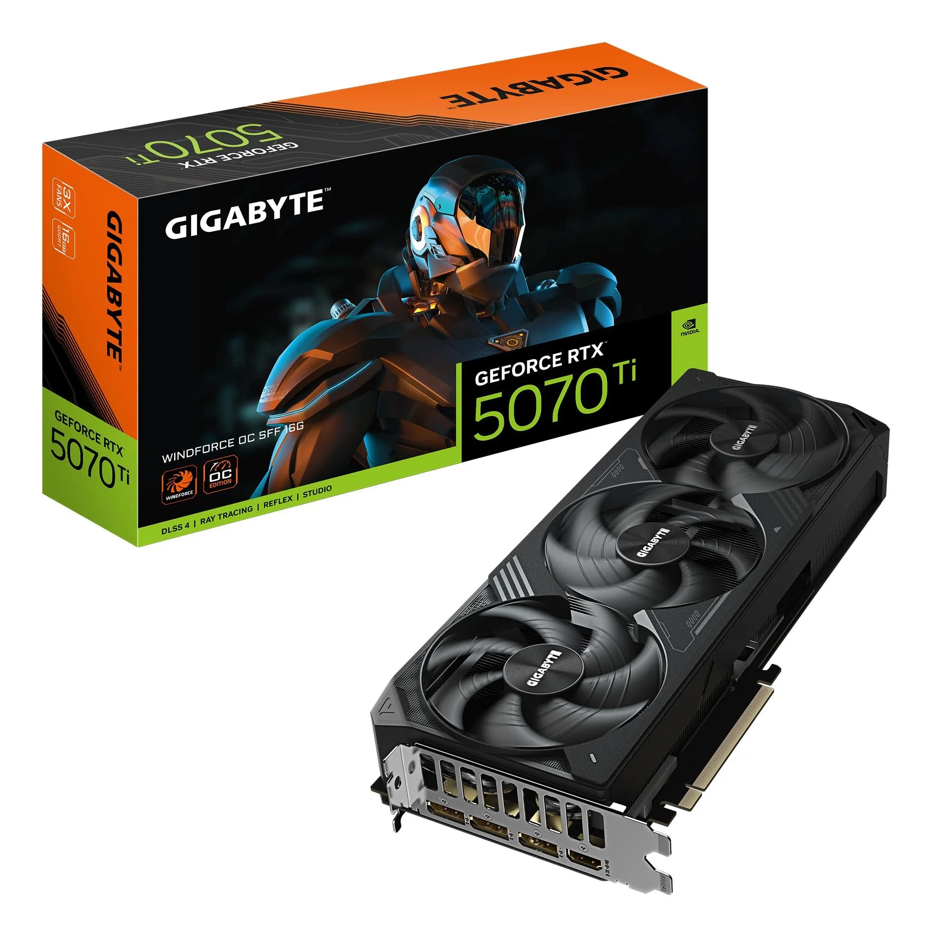 Gigabyte GeForce RTX5070TI WINDFORCE OC 16GB