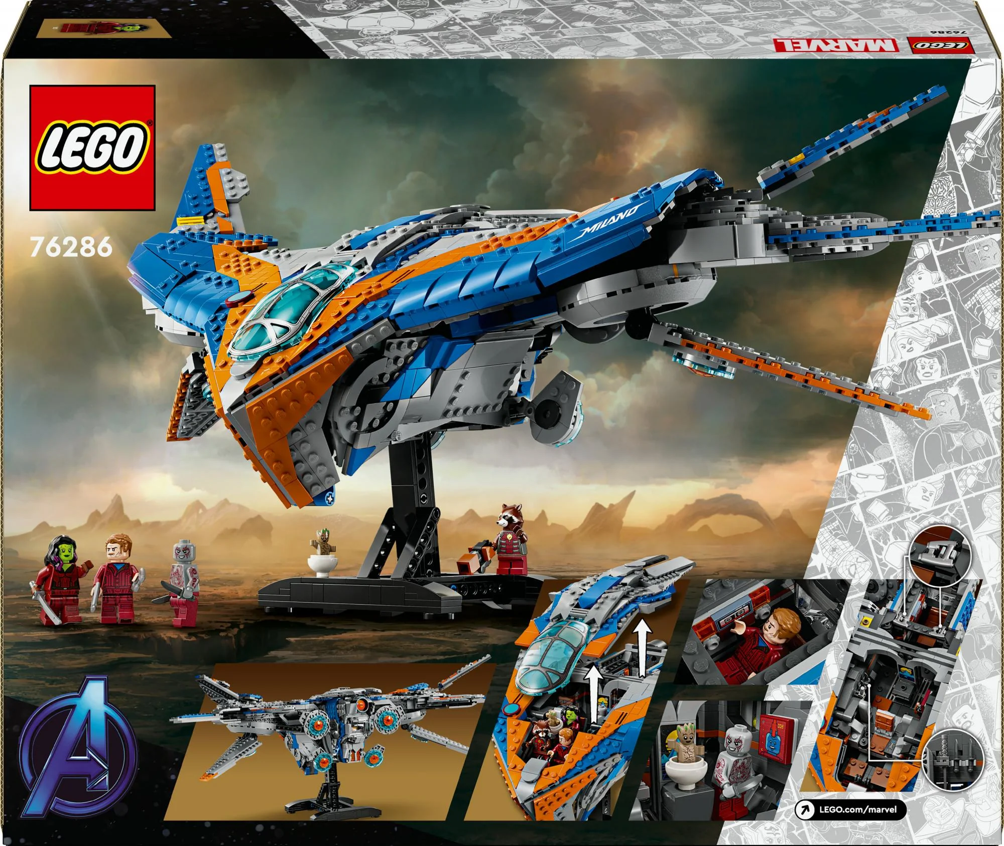 LEGO 76286 Marvel Super Heroes Guardians of the Galaxy: The Milano