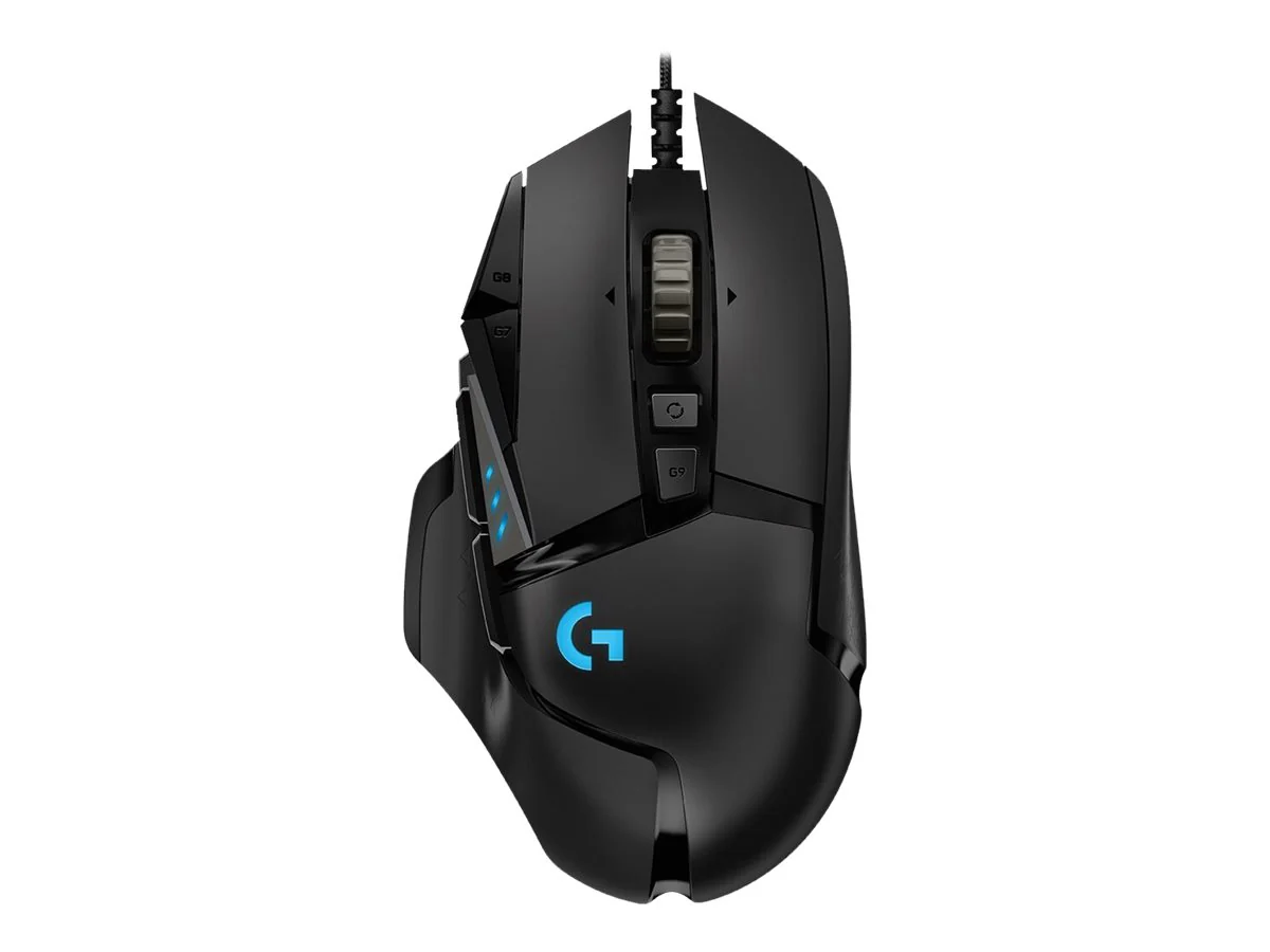 Logitech Gaming Mouse G502 (Hero) Optisches Kabel Schwarz