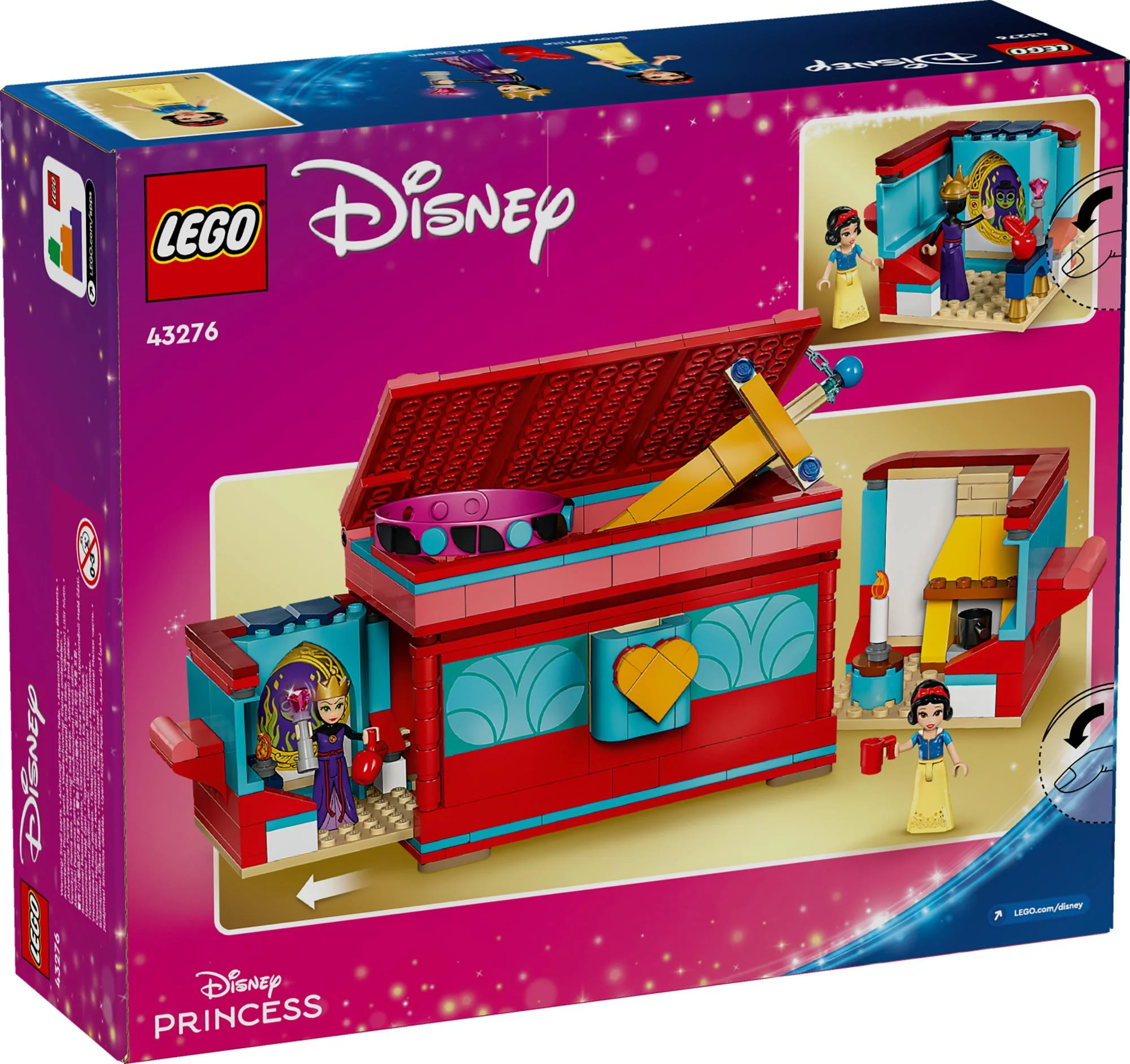 LEGO 43276 Disney Princess Snow White's Jewelry Box