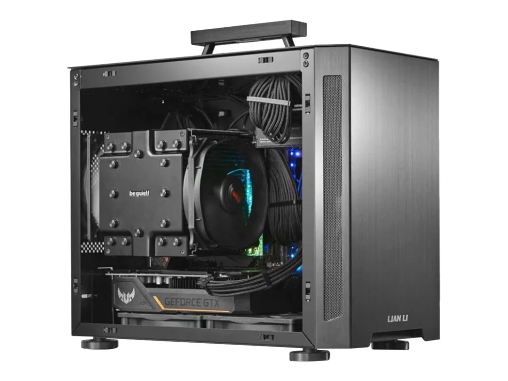 Lian Li TU150– Gehärtetes Glas– Schwarz