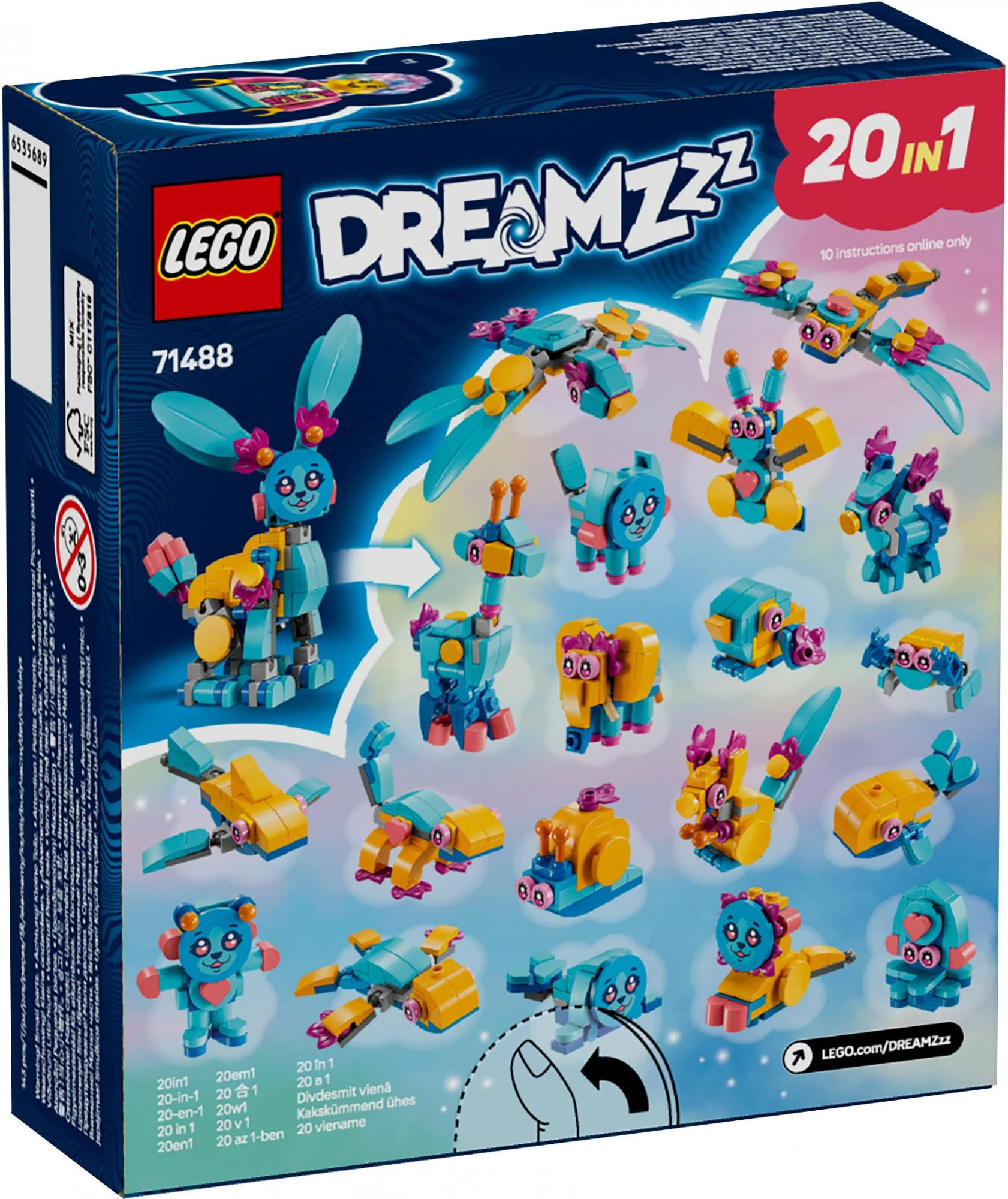 LEGO 71488 DREAMZzz Bunchu's Creative Animal Adventures