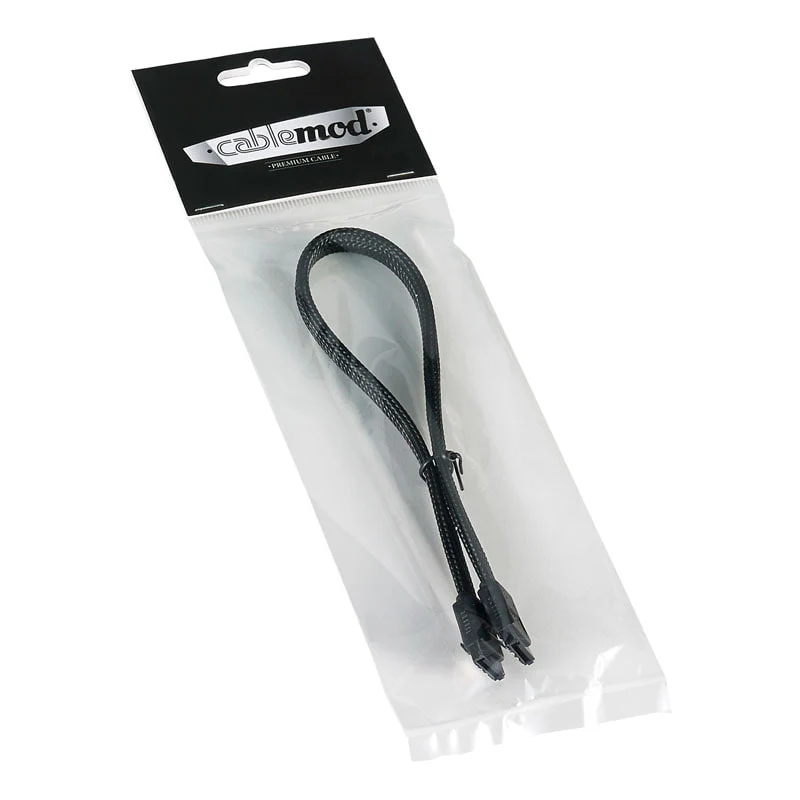CableMod ModMesh SATA 3 Kabel 30 cm – schwarz