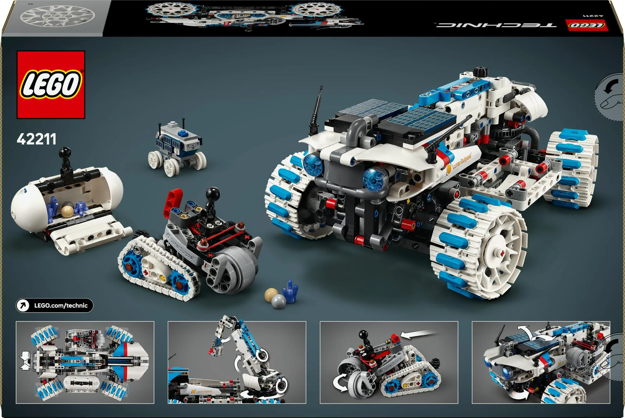 LEGO Technic – Lunar Outpost™ Månerover Rumkøretøj