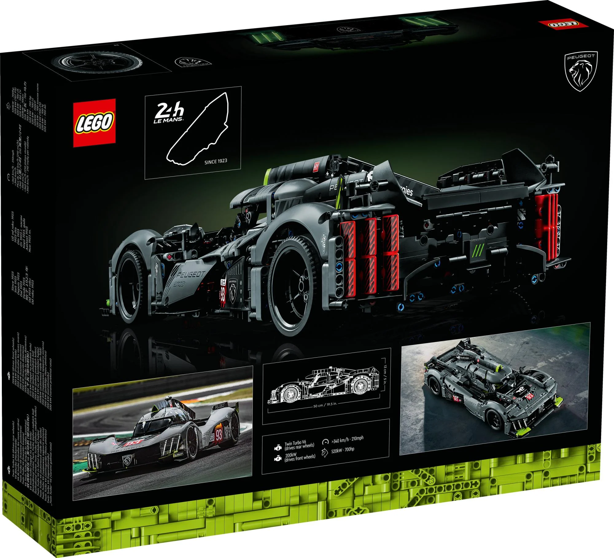 LEGO Technic – PEUGEOT 9X8 24H Le Mans Hybrid Hypercar