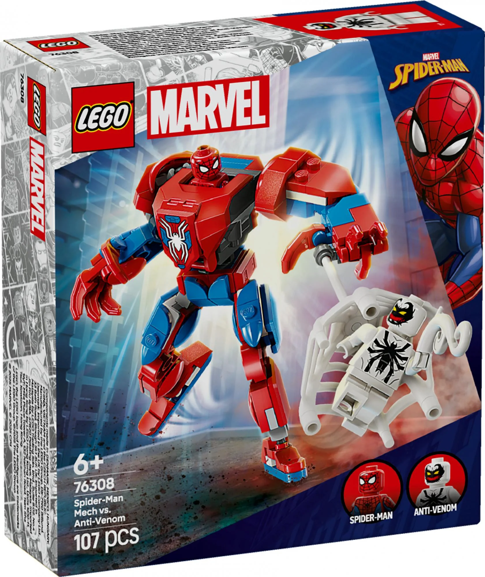 LEGO 76308 Marvel Super Heroes Spider-Man Mech vs. Anti-Venom