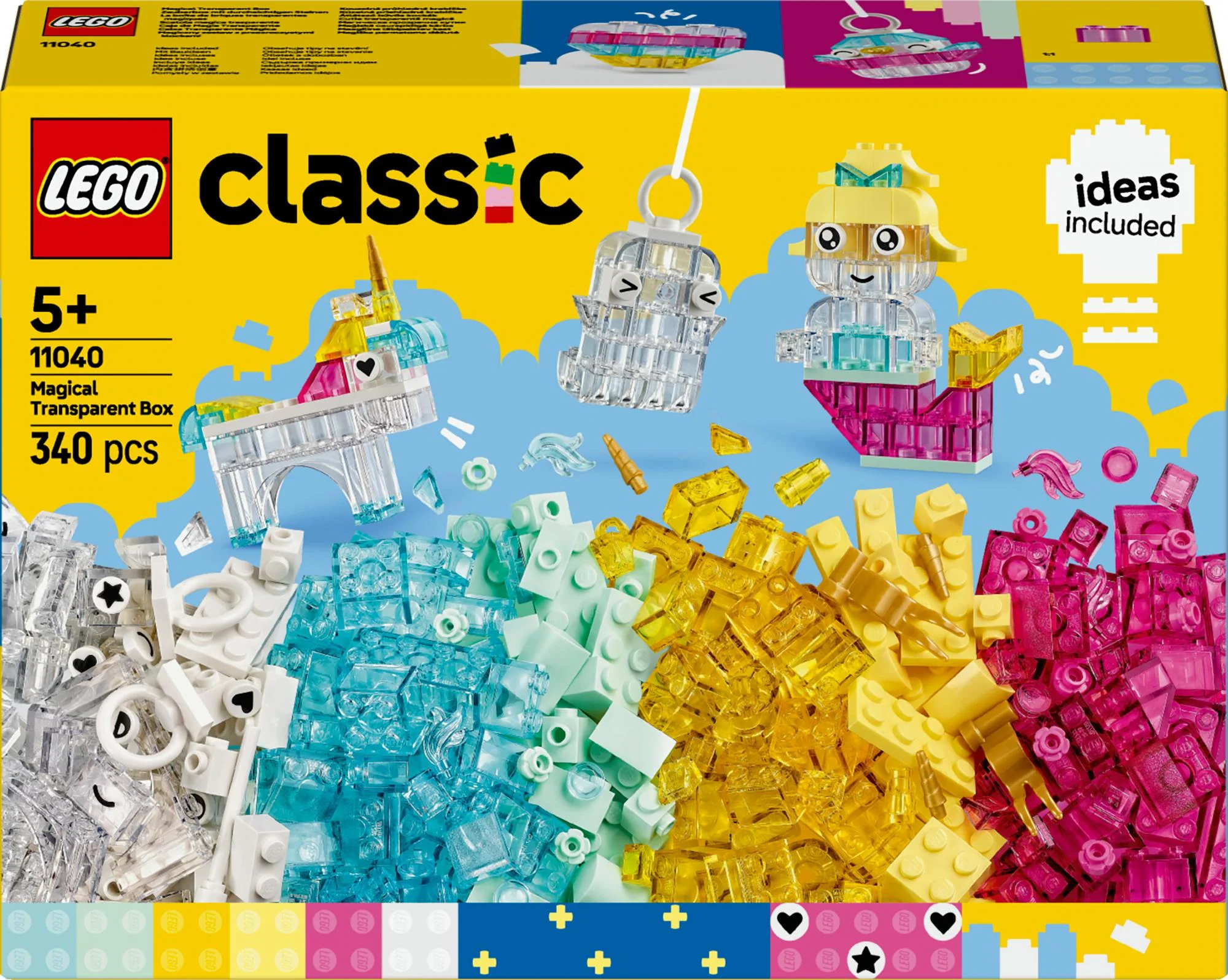 LEGO 11040 Classic magic box with transparent bricks