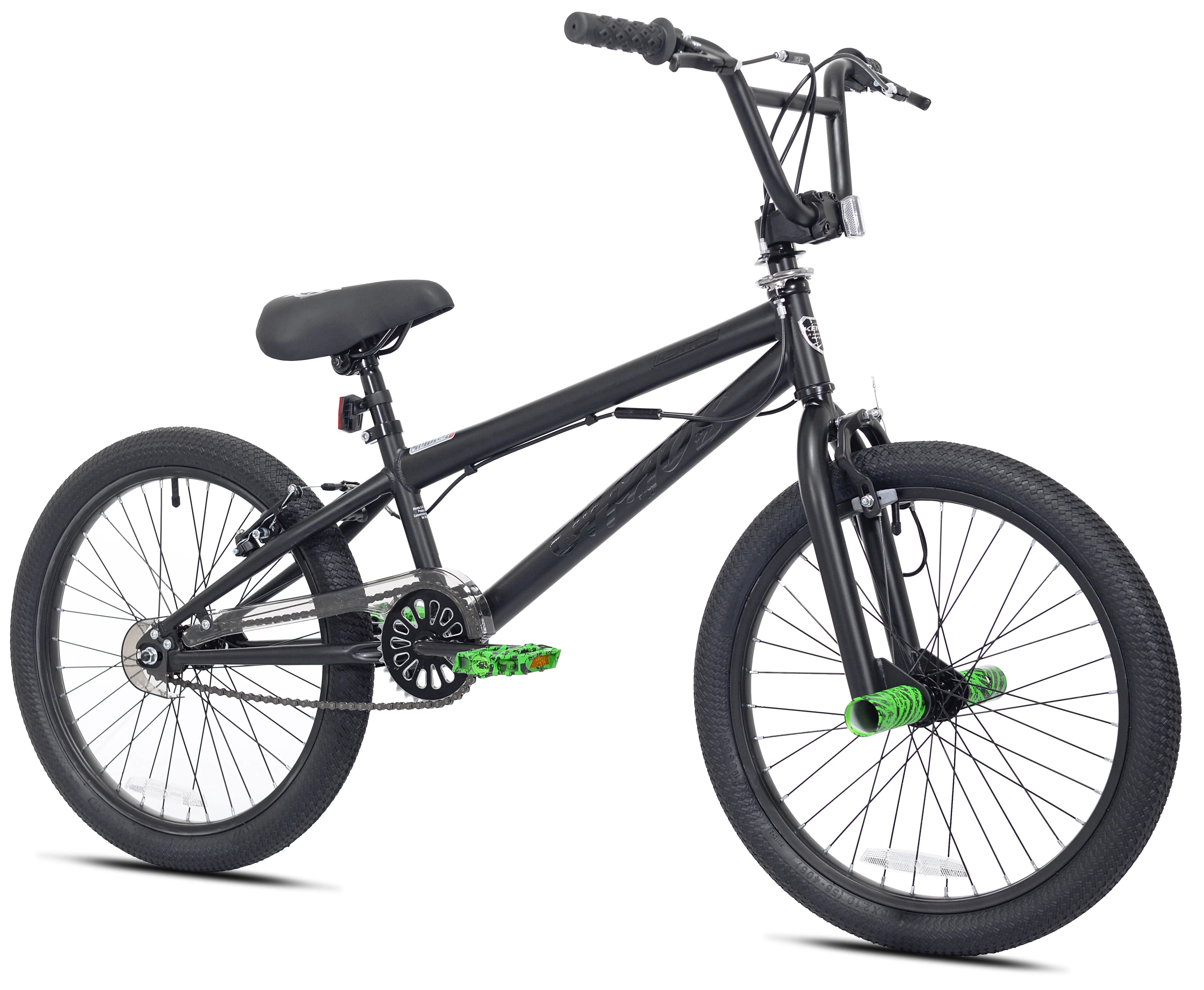 Kent 20 in. Chaos Boy's BMX Child Bicycle, Hydro Dip Matte Black