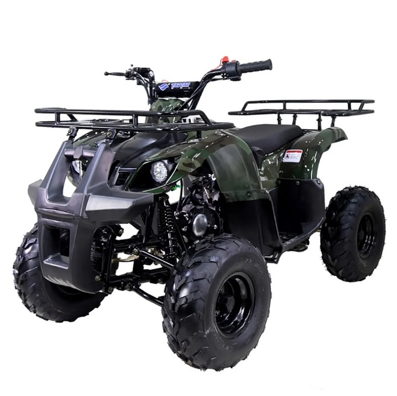 2021 New Tao Motor ATA- 1Automatic Gas All-Terrain Vehicle (ATV) With Big 16'' Tires and Reverse  - Midnight Black Color
