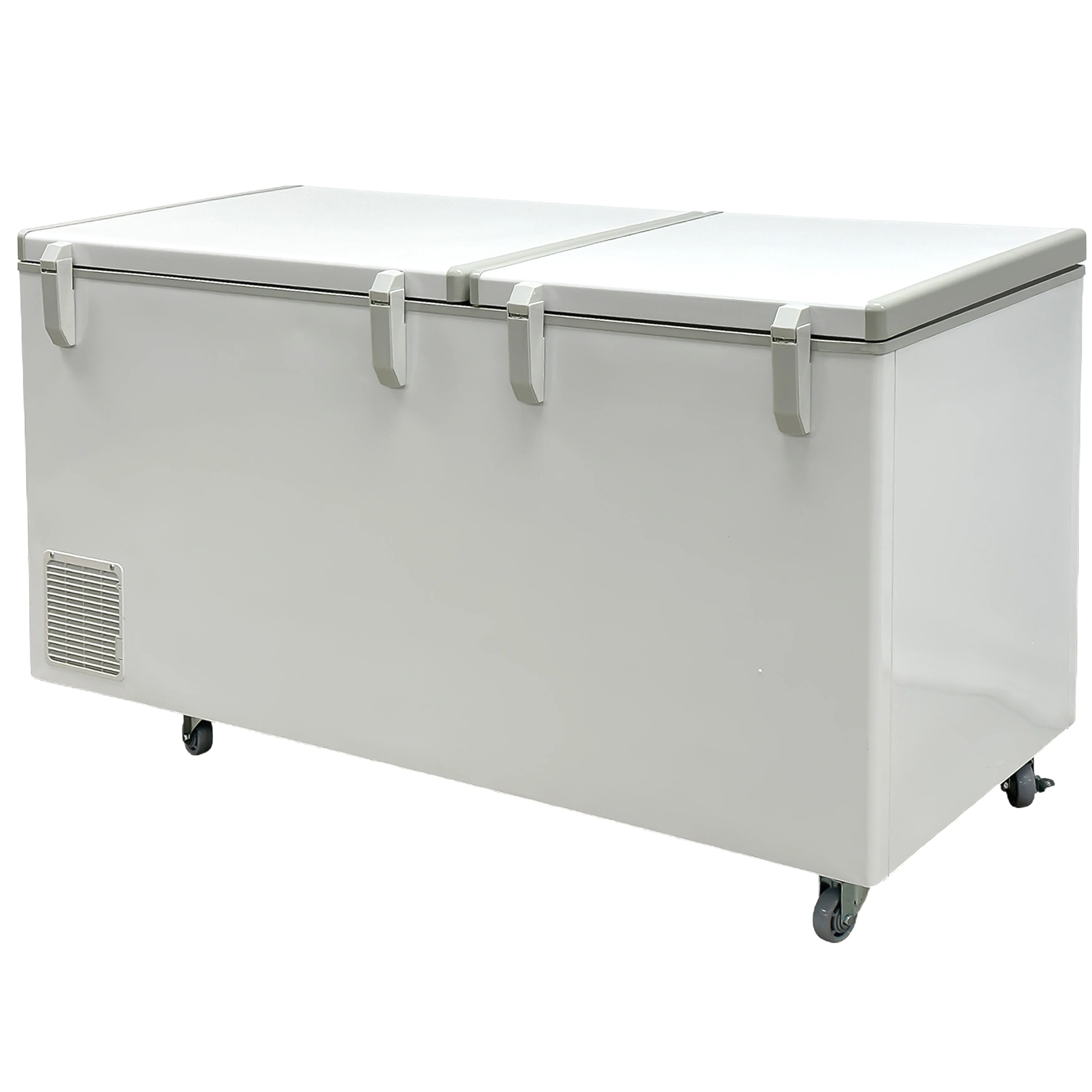 72�� Commercial Chest Freezer �C 620L (18 cu. ft.) Capacity, Dual Hinged Lids, Digital Temperature Control