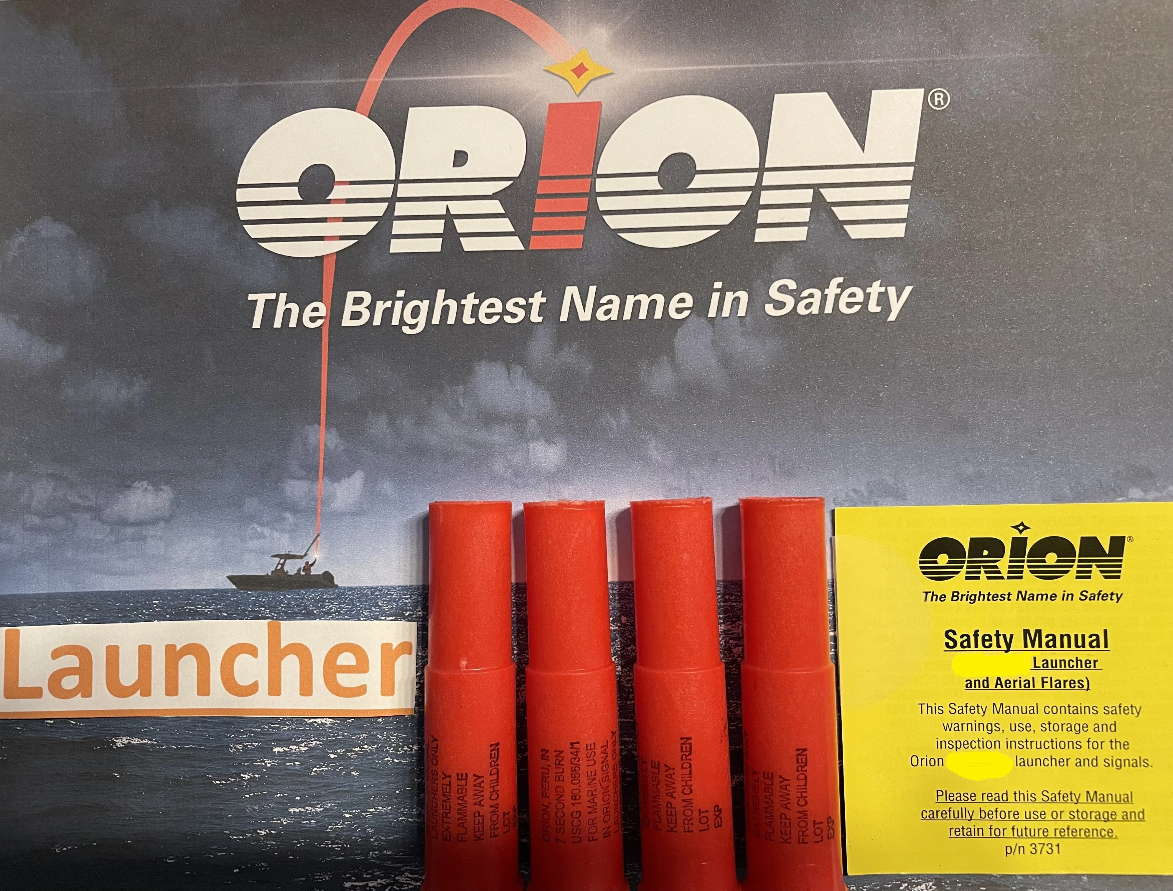 Orion HP Red Aerial Marine Flare.