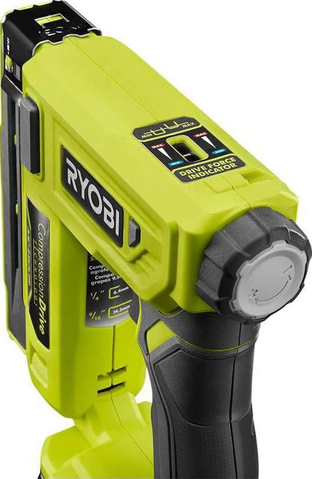 Ryobi 18-Volt ONE+ Cordless 3/8 in. Crown Stapler P317, Tool Only