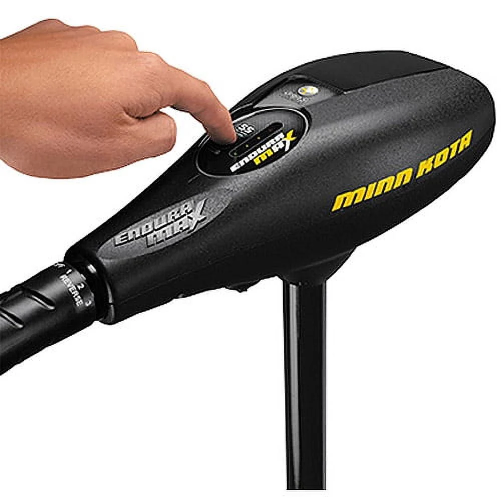 Minn Kota 1352156 Endura MAX 55 lb Thrust Freshwater Transom Mount Trolling Motor, 42