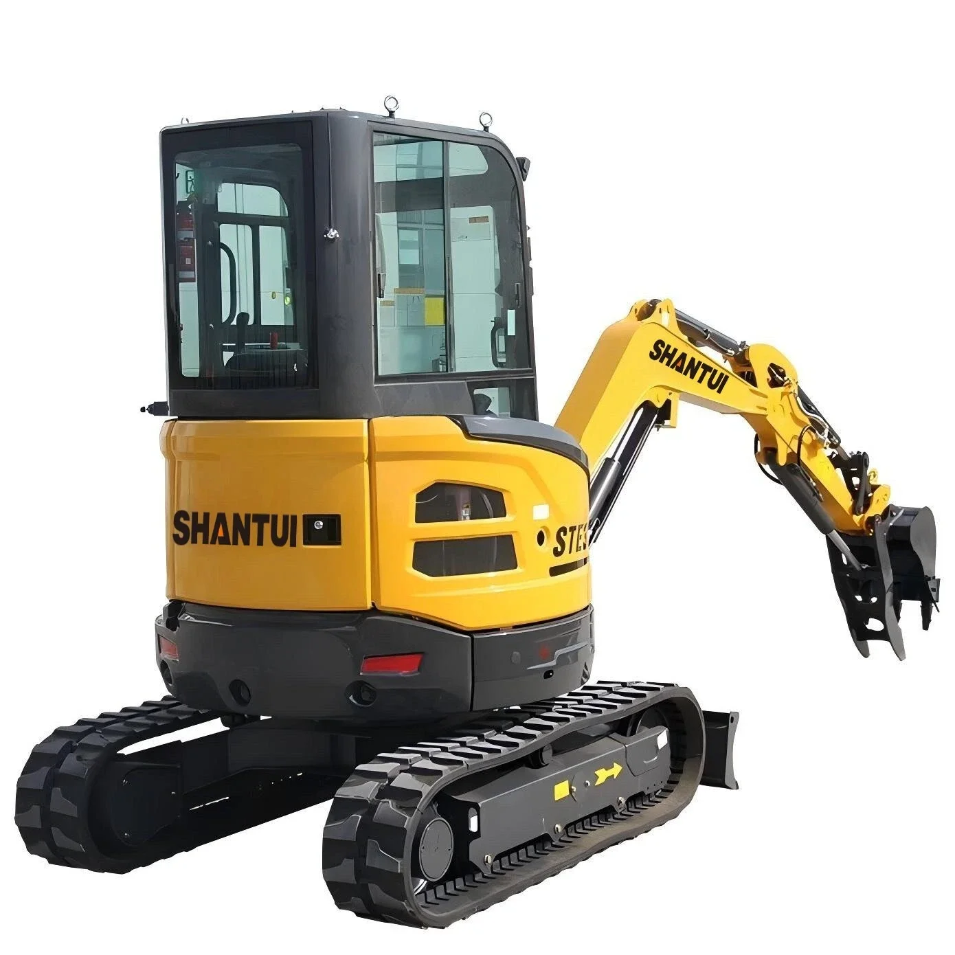 Shantui 2.8 Ton, Yanmar Diesel Engine Mini Excavator w/ Hydraulic Thumb |  STE35SR